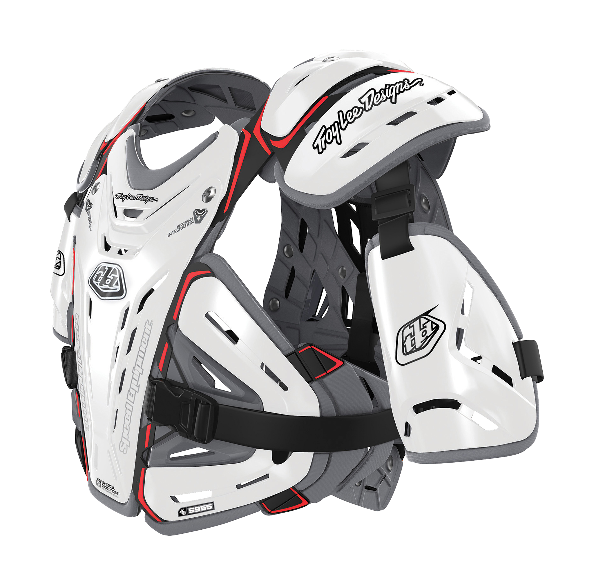 Troy Lee Designs Kinder Bodyprotector 5955 - Wit