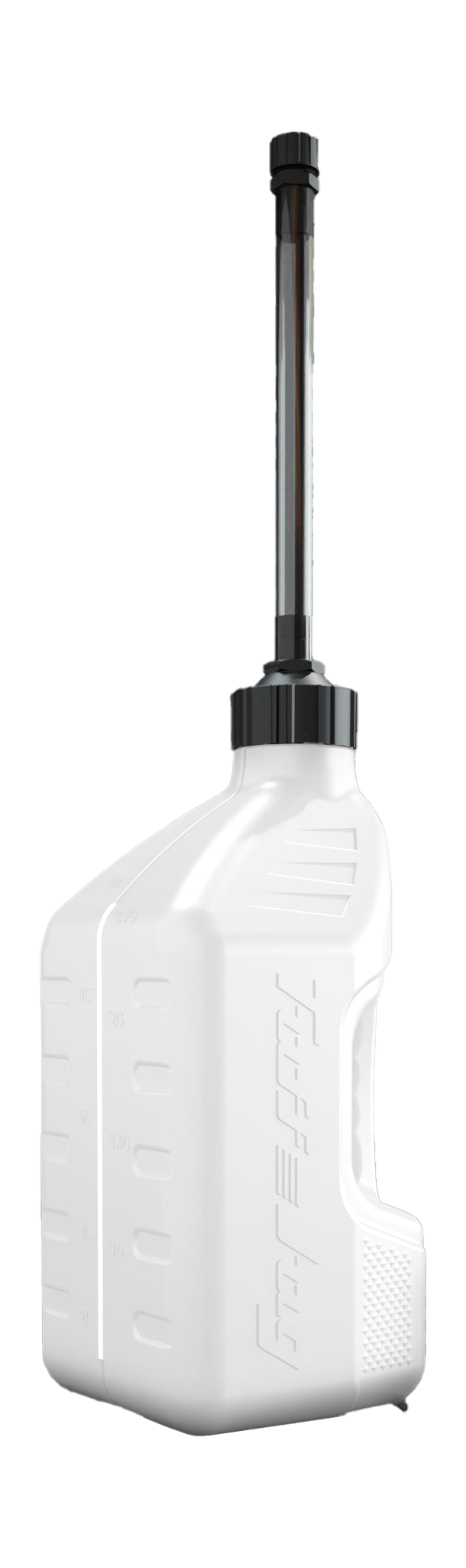 Tuff Jug Benzinekan Gen 3 Flexibele Slang met Auto-Stop - Wit / Zwart - 10 L