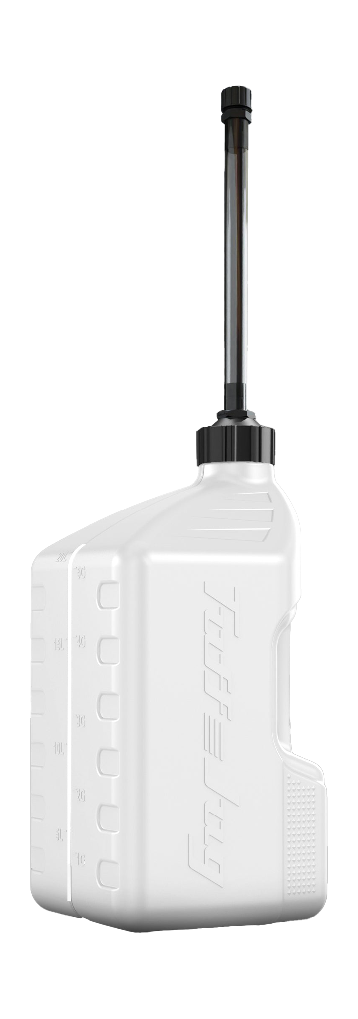 Tuff Jug Benzinekan Gen 3 Flexibele Slang met Auto-Stop - Wit / Zwart - 20 L