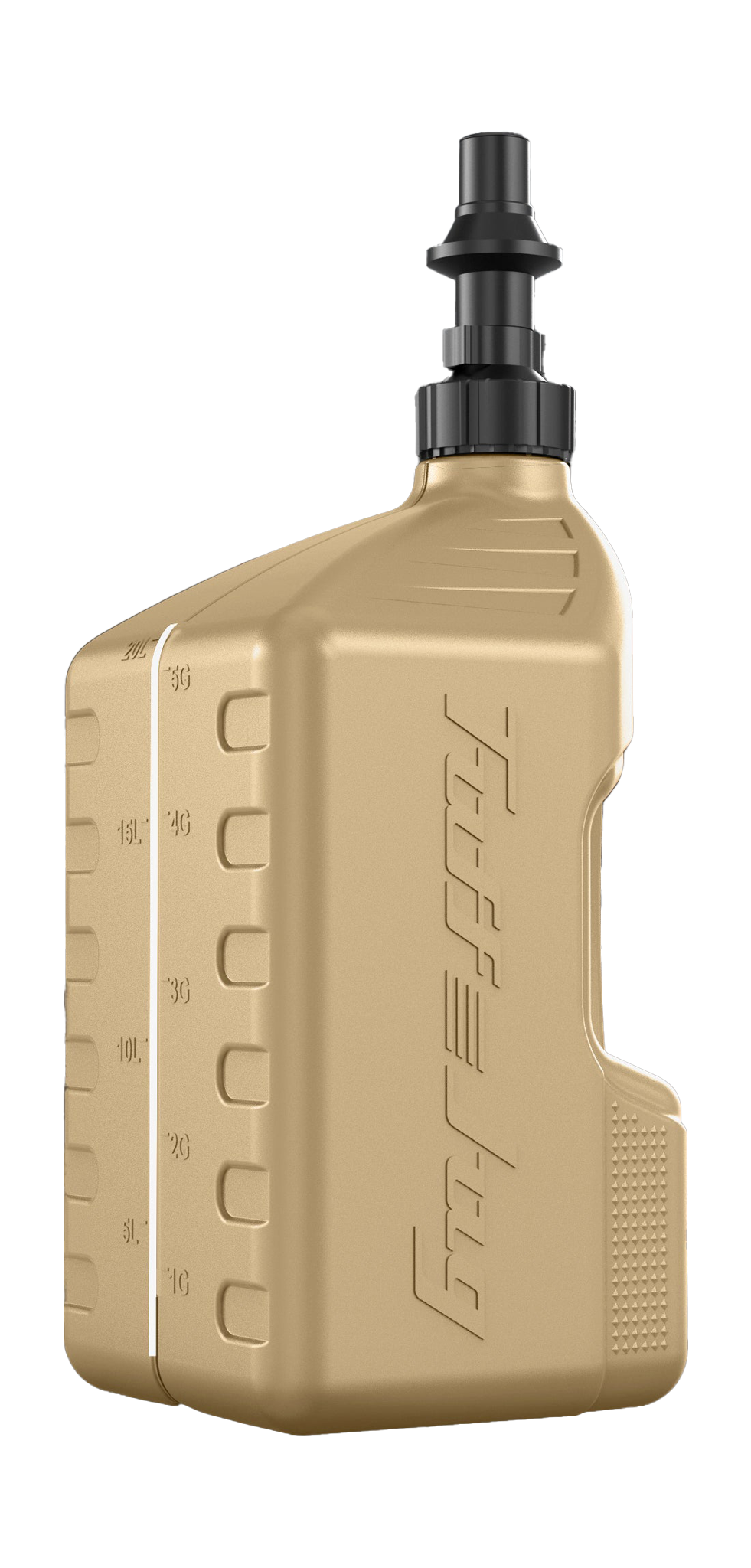 Tuff Jug Benzinekan Gen 3 Snelvuldop - Desert Tan / Zwart - 20 L
