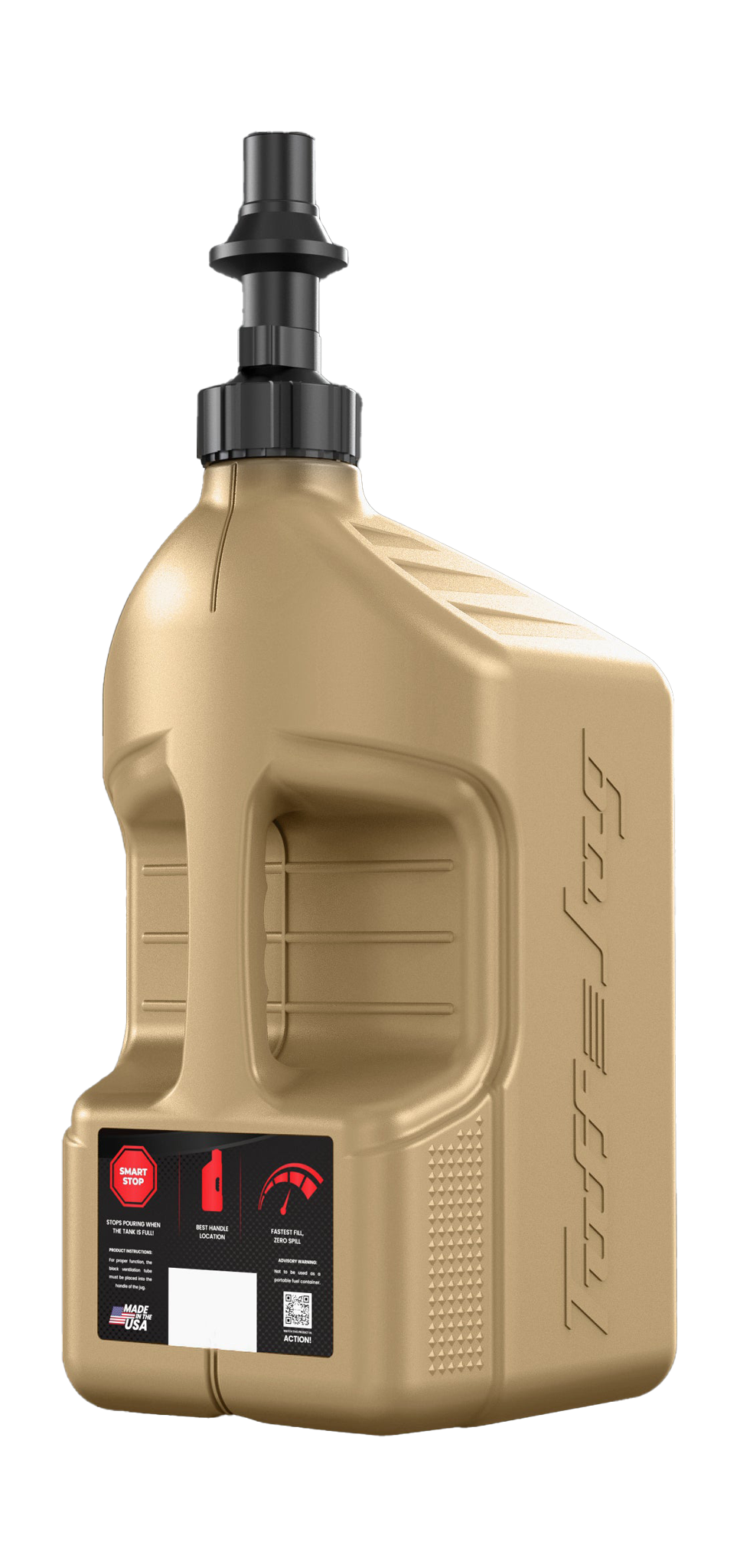 Tuff Jug Benzinekan Gen 3 Snelvuldop - Desert Tan / Zwart - 20 L