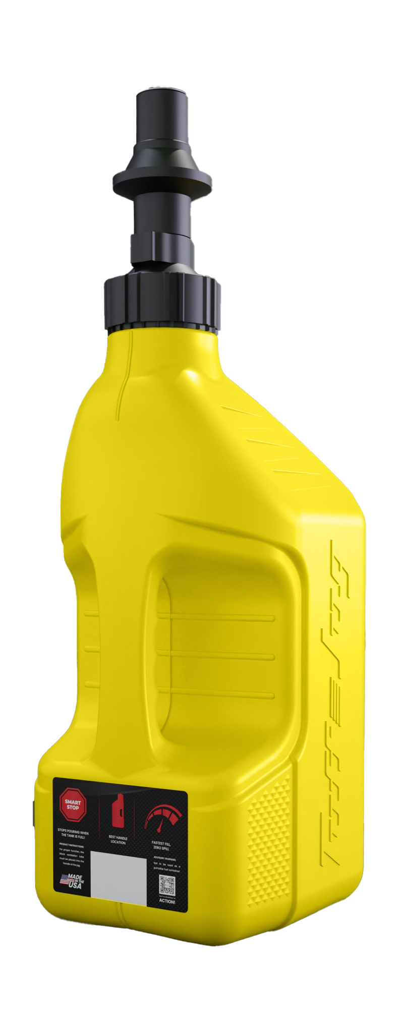 Tuff Jug Benzinekan Gen 3 Snelvuldop - Geel / Zwart - 10 L