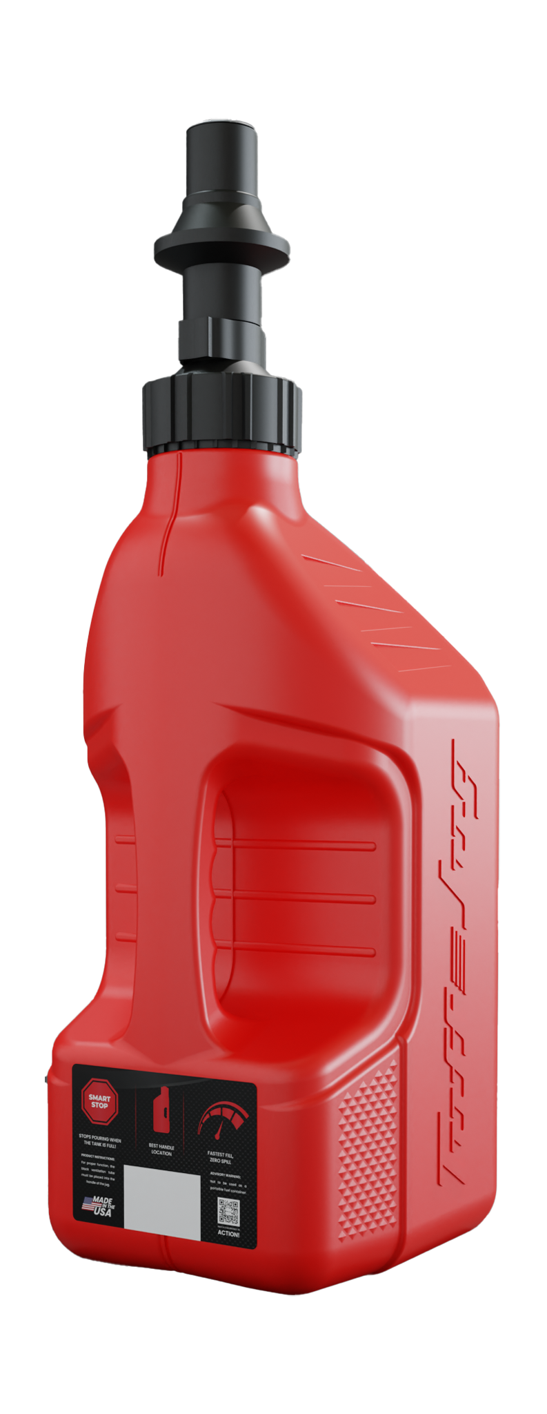 Tuff Jug Benzinekan Gen 3 Snelvuldop - Rood / Zwart - 10 L