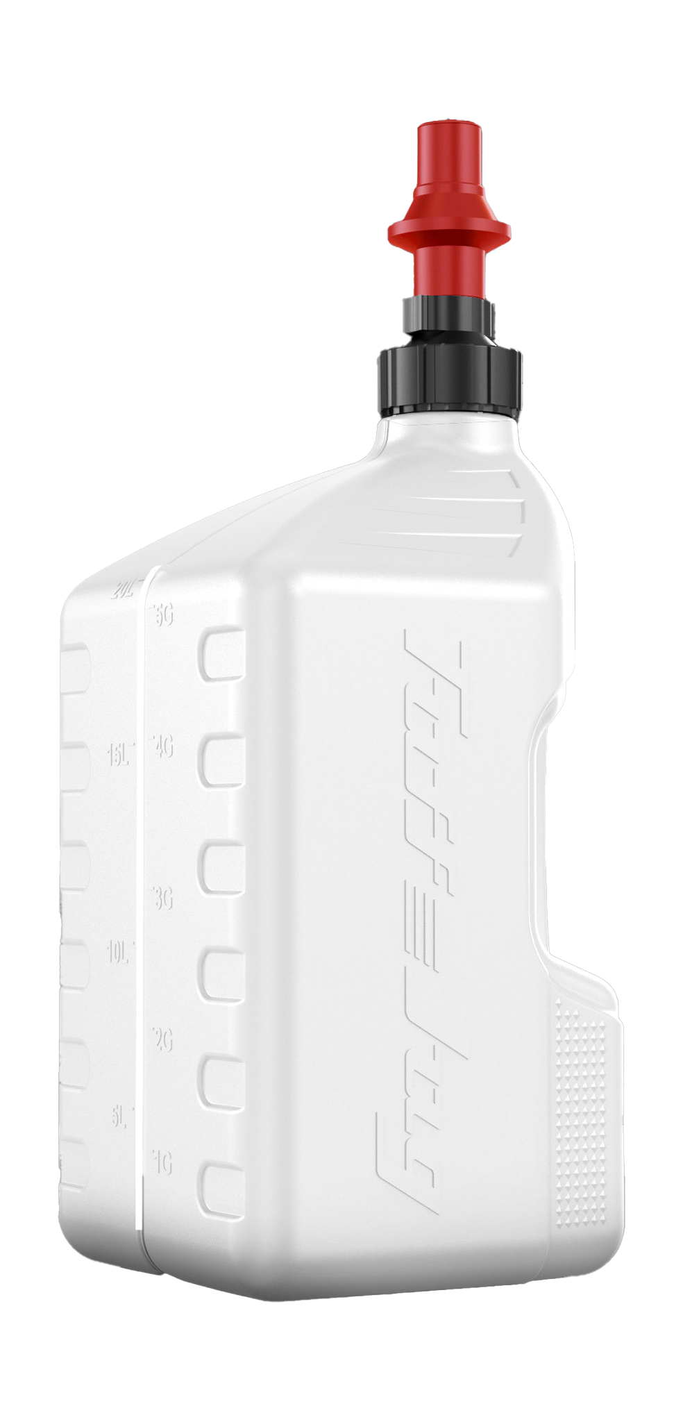 Tuff Jug Benzinekan Gen 3 Snelvuldop - Wit / Rood - 20 L