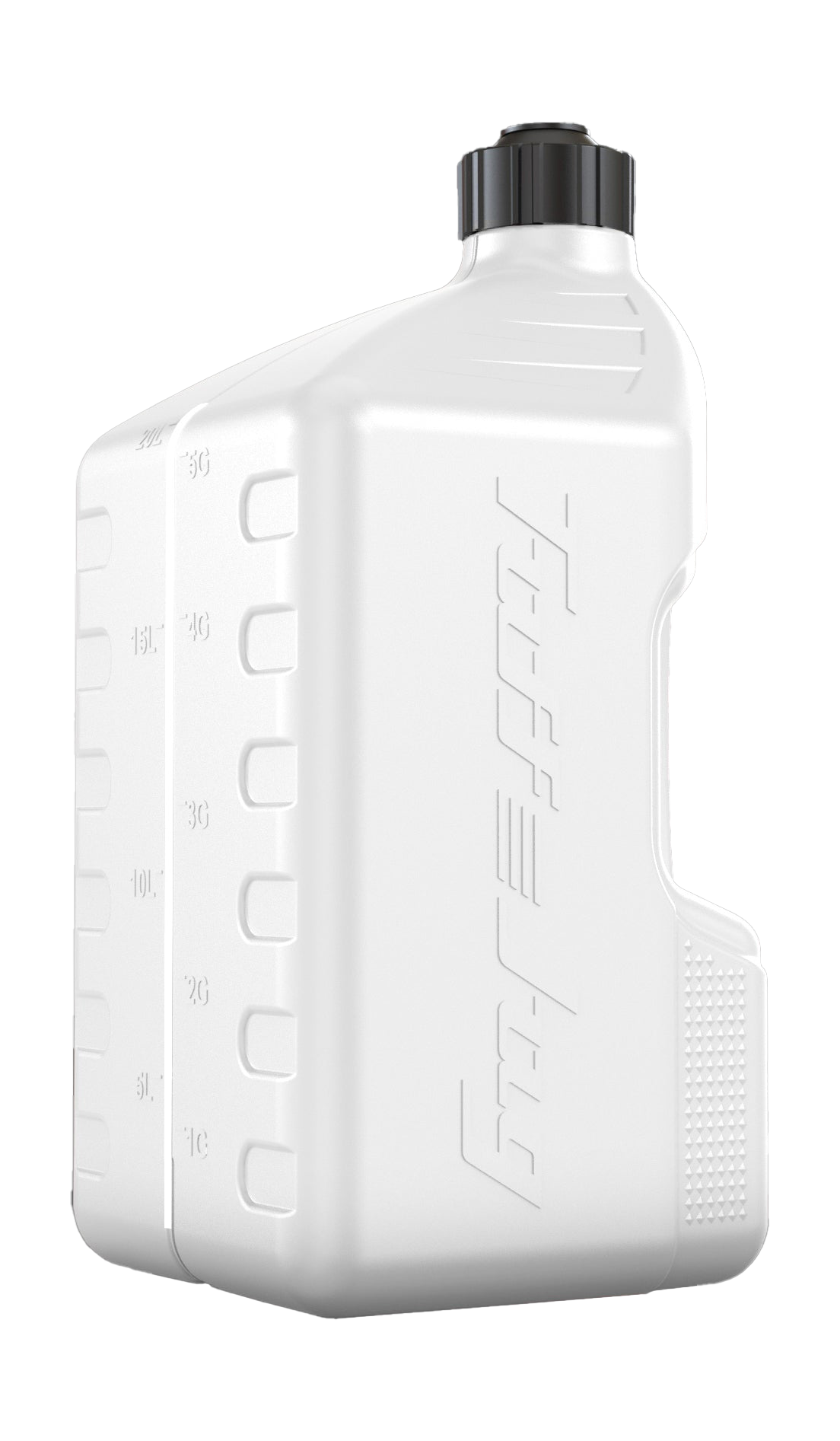 Tuff Jug Benzinekan Gen 3 Standaard Dop &amp; Center Plug - Wit / Zwart - 20 L