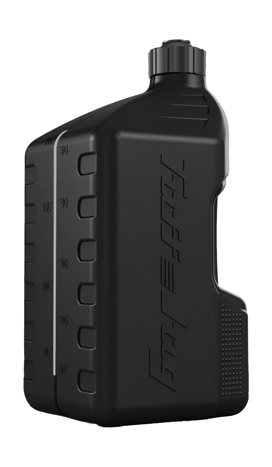 Tuff Jug Benzinekan Gen 3 Standaard Dop &amp; Center Plug - Zwart / Zwart - 20 L