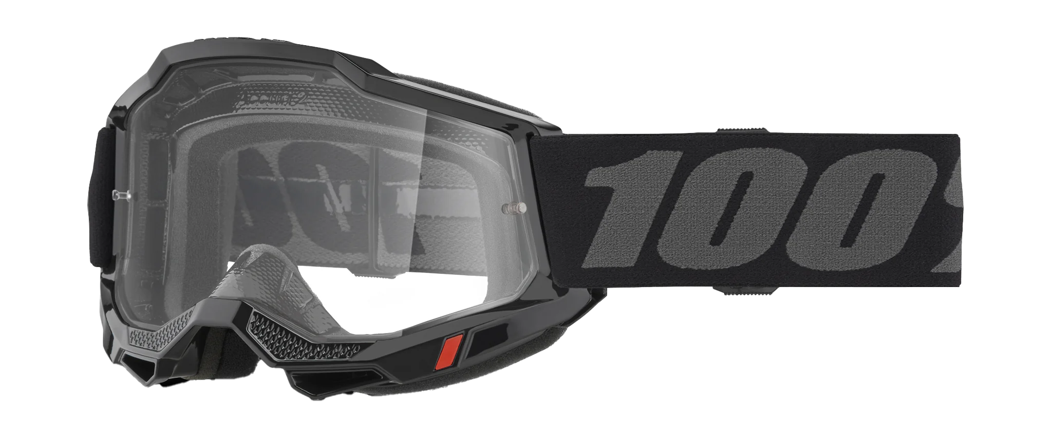 100% Crossbril Accuri 2 Black - Clear Lens