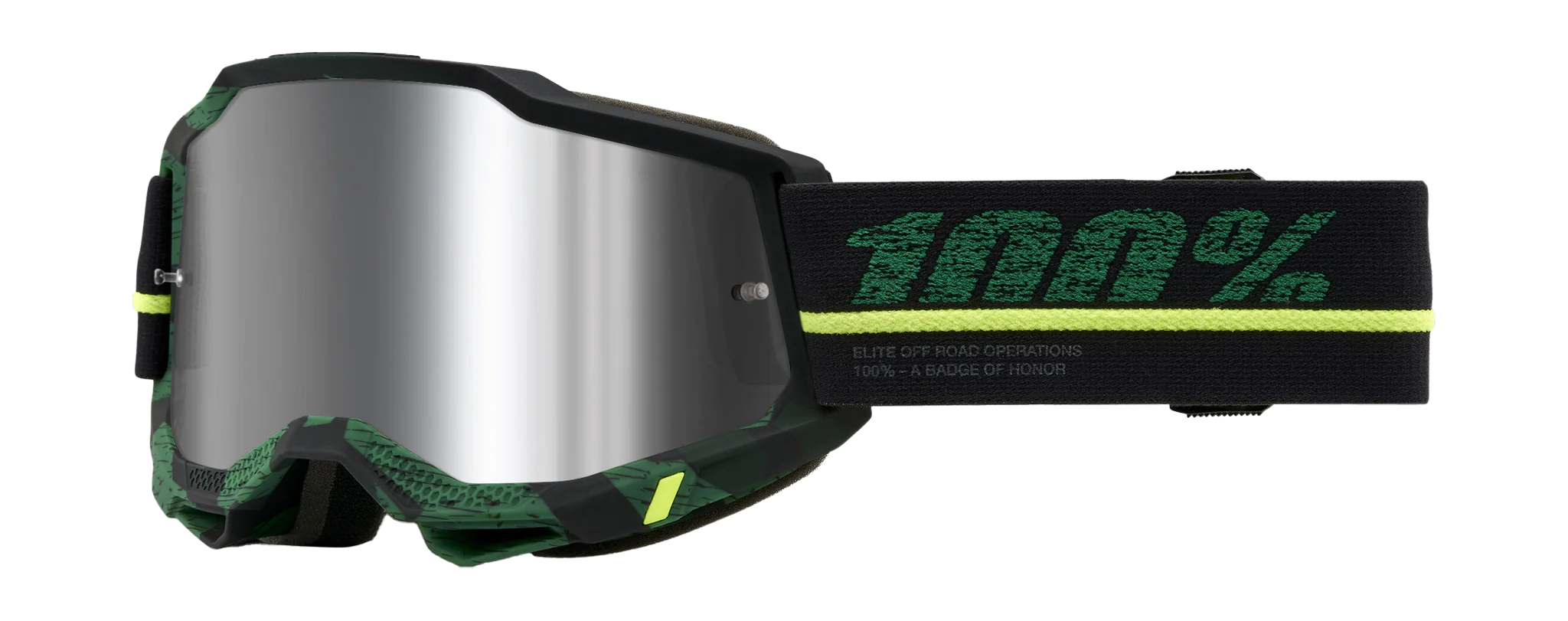 100% Crossbril Accuri 2 Overlord - Spiegel Zilver Lens