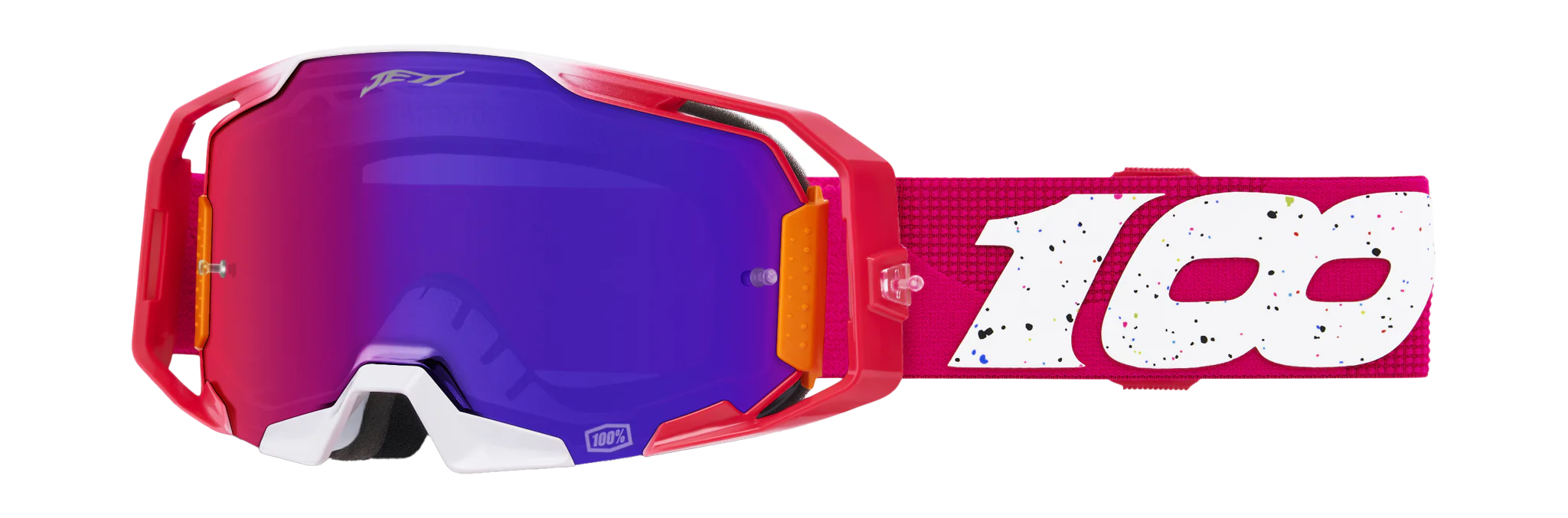 100% Crossbril ARmatic Donut Jett Lawrence - Spiegel Multi Lens - 2 Stuks