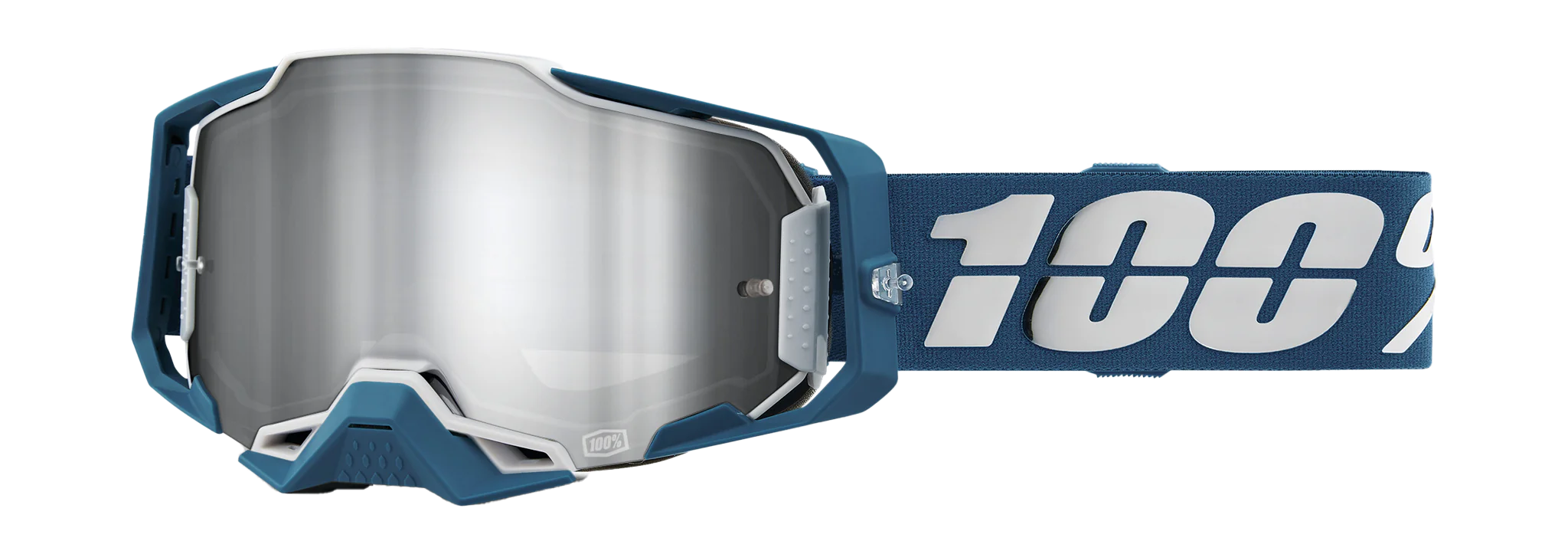 100% Crossbril Armega Albar - Spiegel Zilver Flash Lens