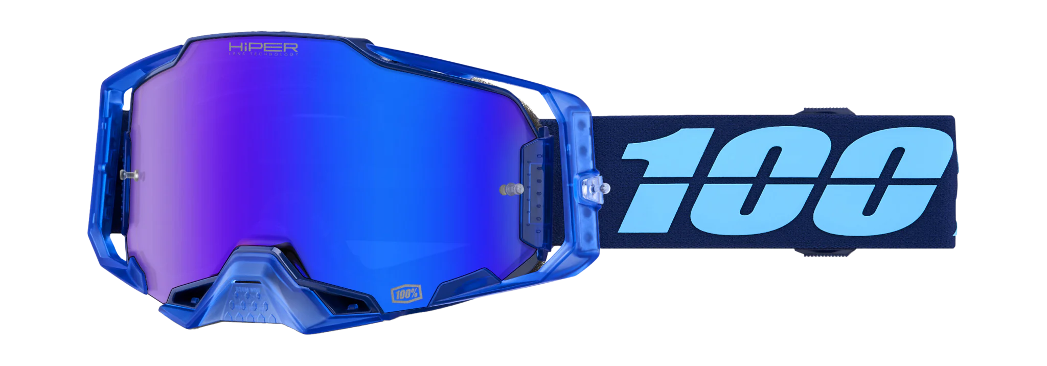 100% Crossbril Armega Coupe - HiPER Spiegel Blauw Lens