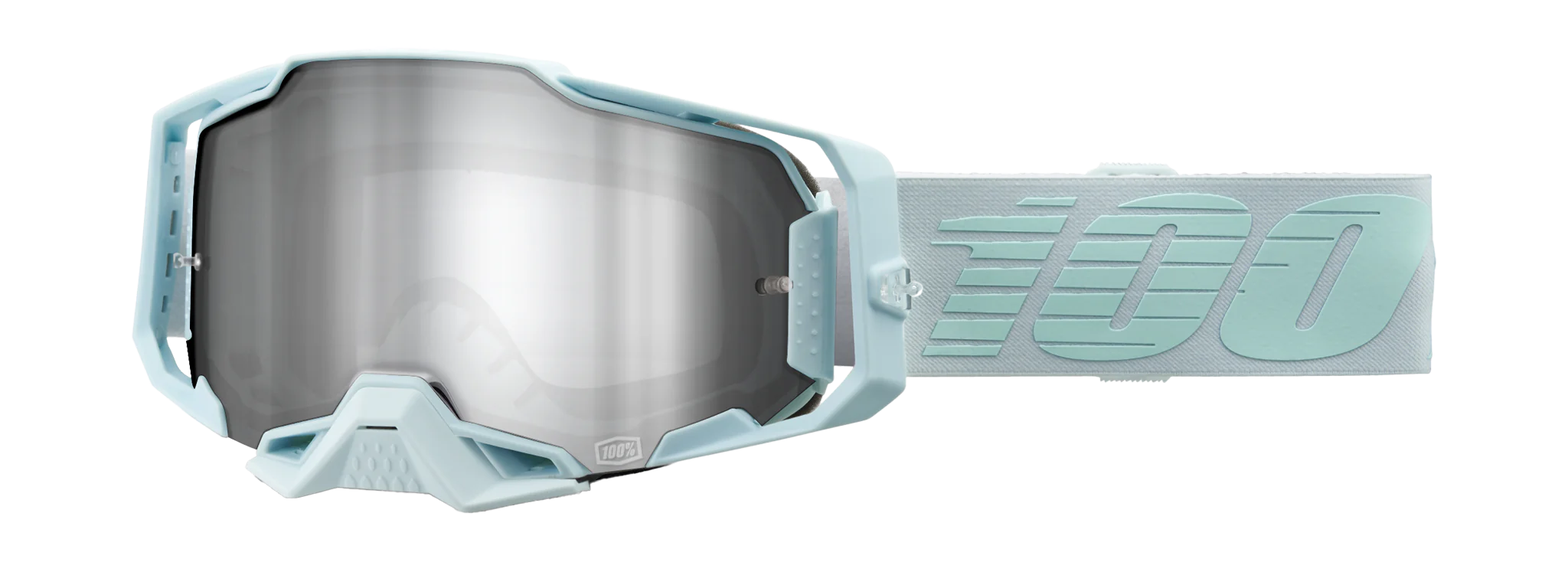 100% Crossbril Armega Fargo - Spiegel Zilver Flash Lens