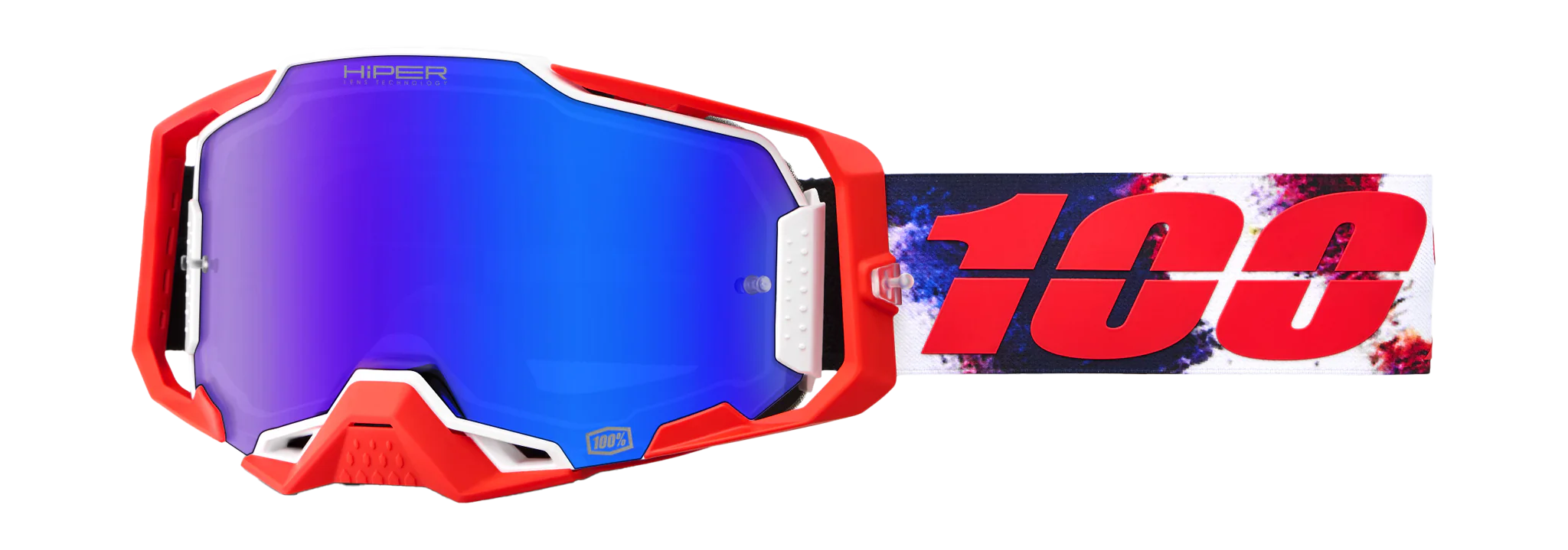 100% Crossbril Armega Morpho - HiPER Spiegel Blauw Lens