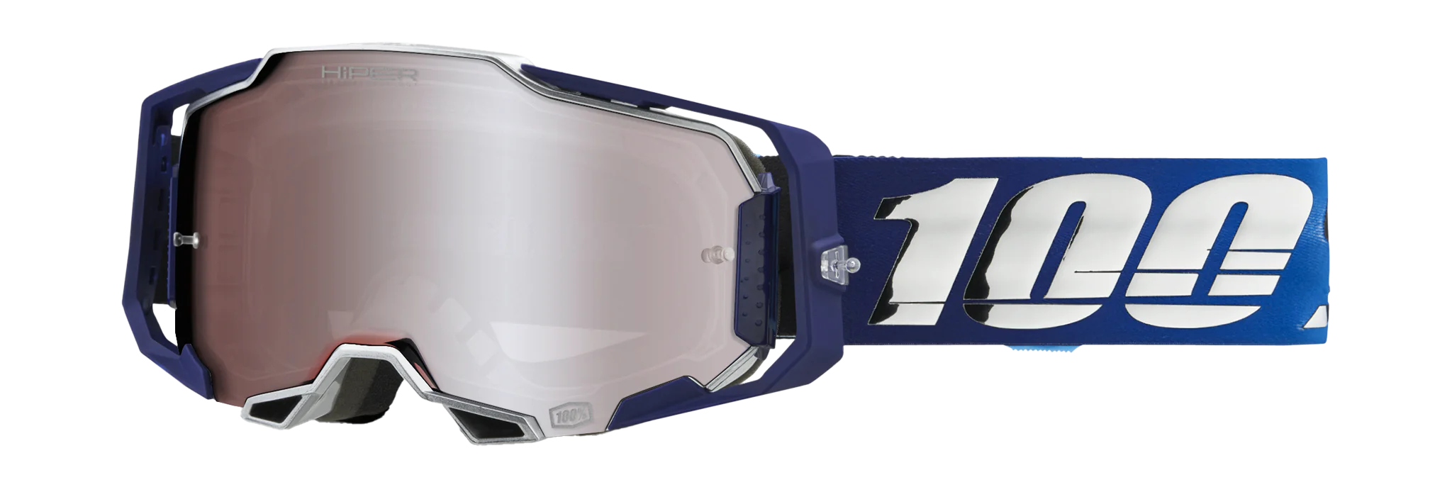 100% Crossbril Armega Novel - HiPER Spiegel Zilver Lens