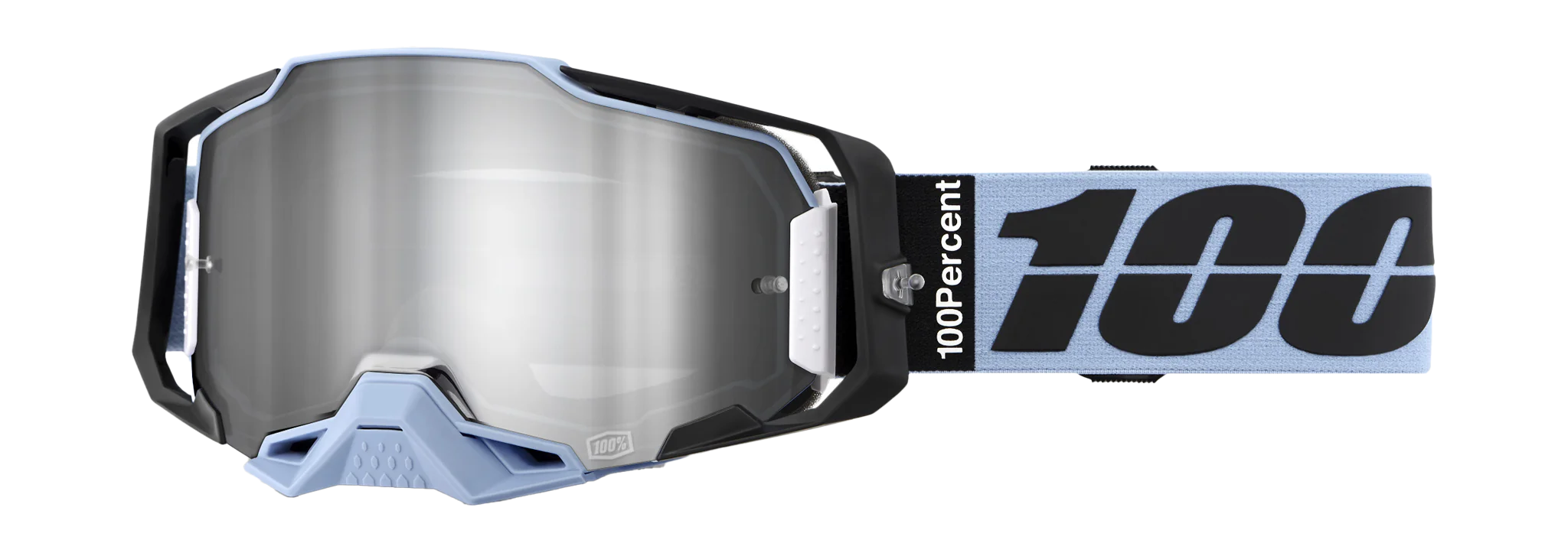 100% Crossbril Armega Petros - Spiegel Zilver Lens