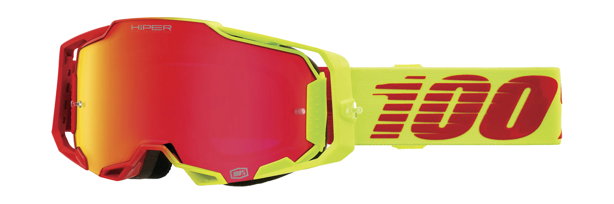 100% Crossbril Armega Solaris - HiPER Spiegel Rood Lens