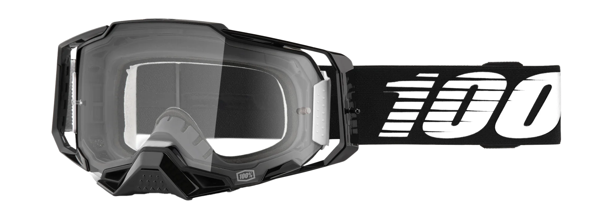 100% Crossbril Armega SP22 Black - Clear Lens