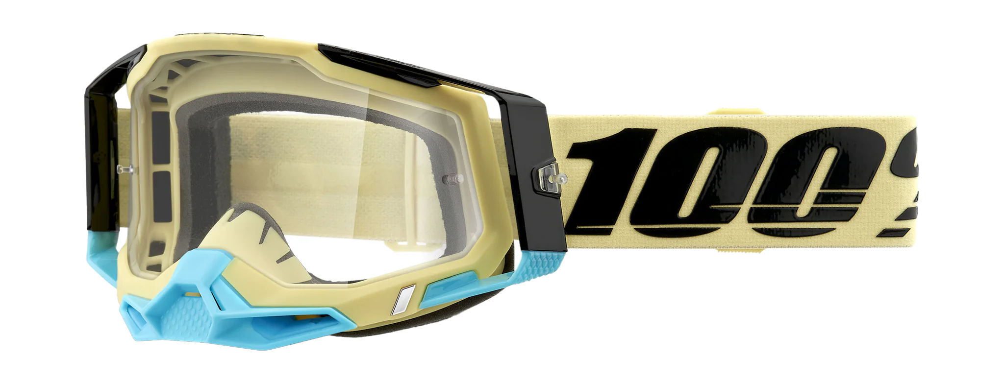 100% Crossbril Racecraft 2 Airblast - Clear Lens