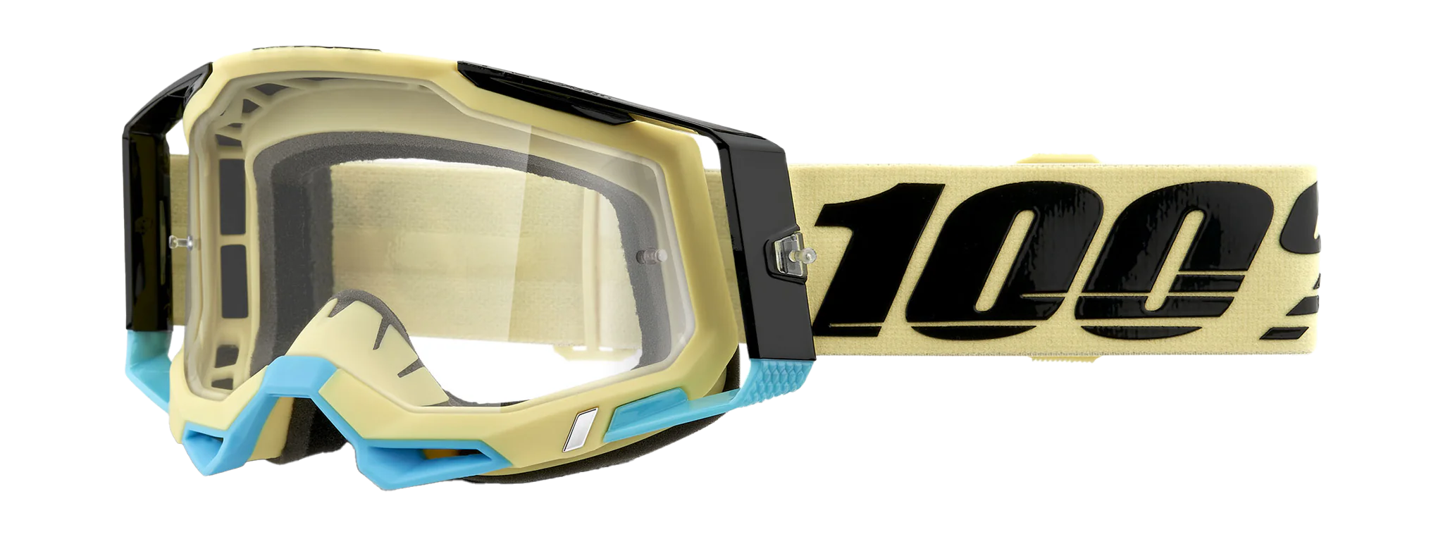 100% Crossbril Racecraft 2 Airblast - Clear Lens