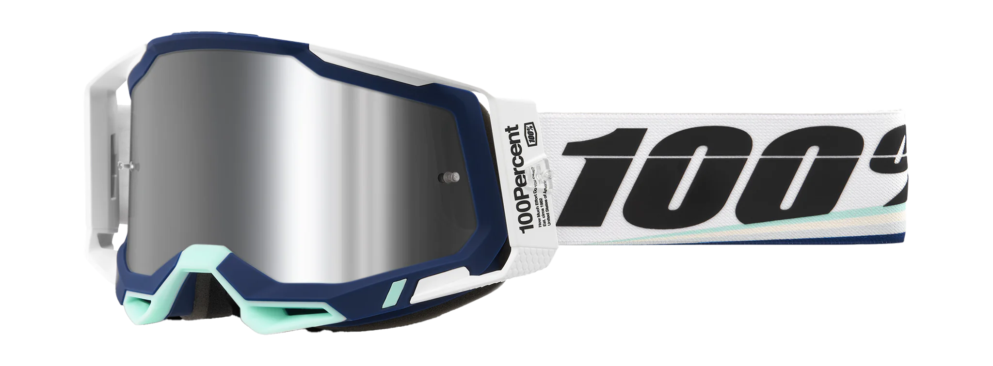 100% Crossbril Racecraft 2 Arsham - Spiegel Zilver Flash Lens