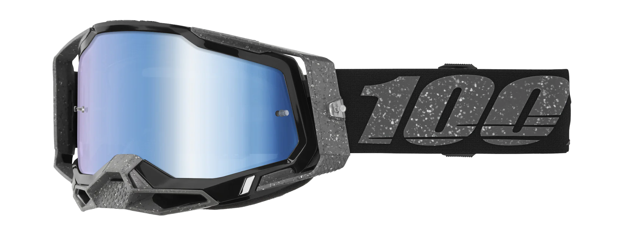 100% Crossbril Racecraft 2 Kos - Spiegel Blauw Lens