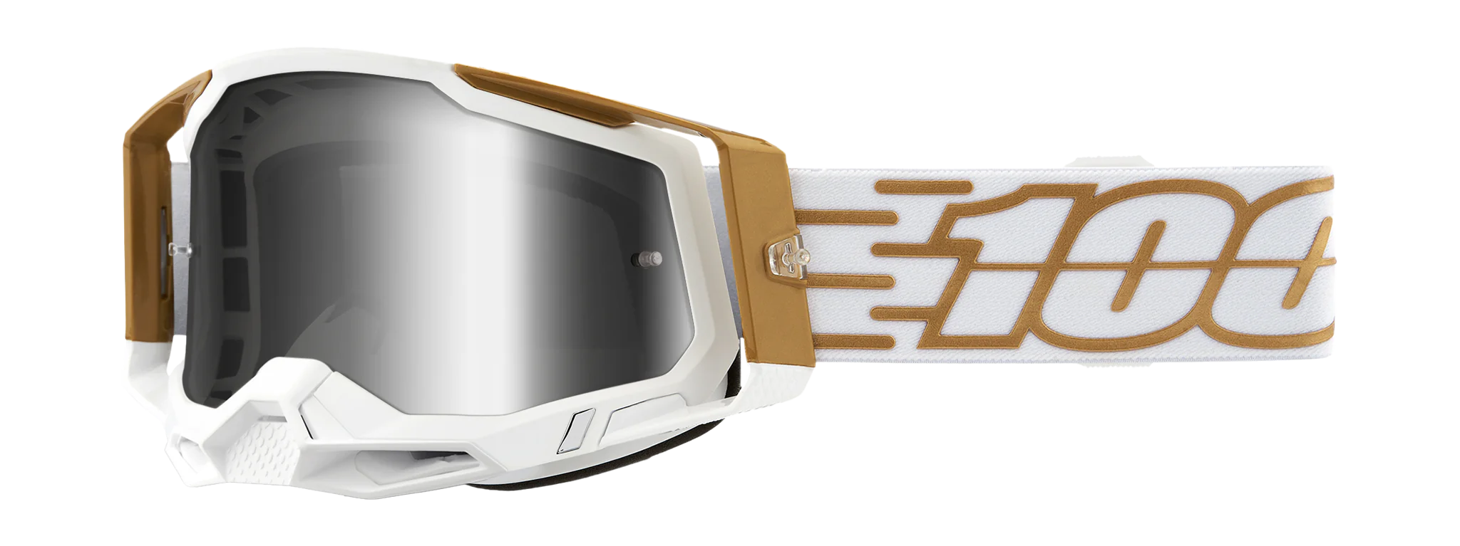 100% Crossbril Racecraft 2 Mayfair - Spiegel Zilver Lens