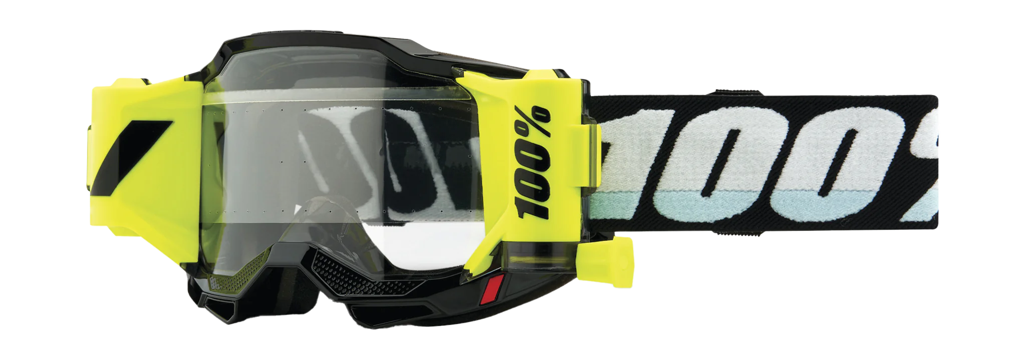 100% Crossbril Roll-Off Accuri 2 Forecast SP22 Black - Clear Lens