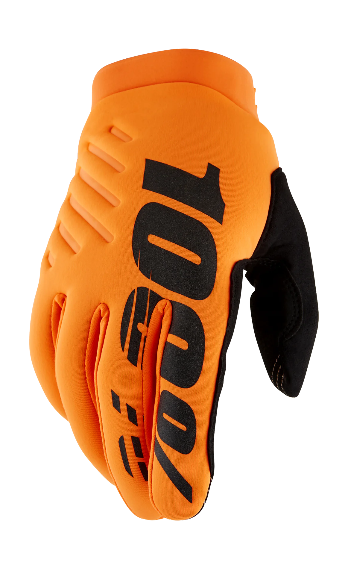 100% Kinder Crosshandschoenen Winter Brisker - Fluo Oranje / Zwart