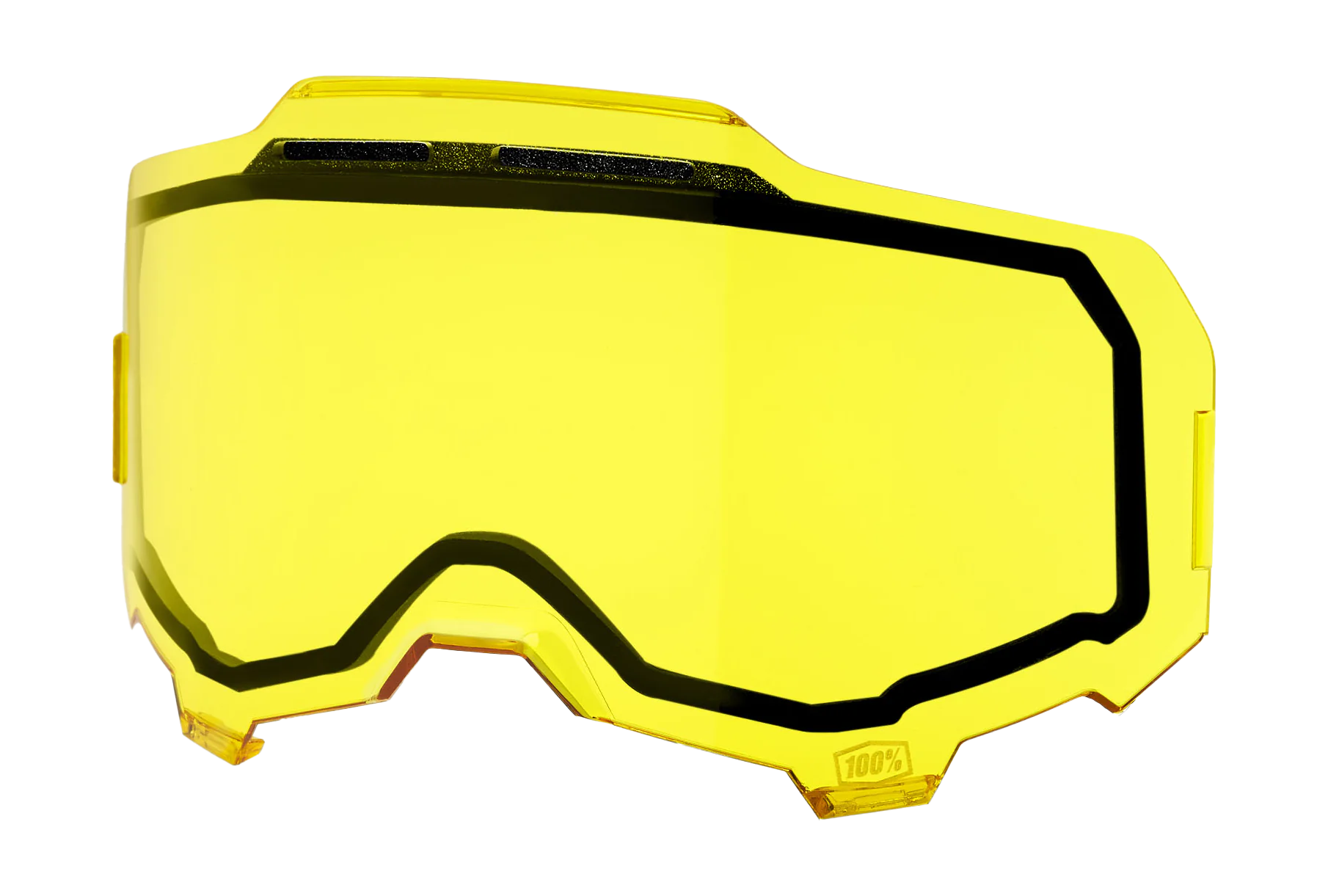 100% Lens ARMEGA / ARMATIC - Injected Dual Vented Geel