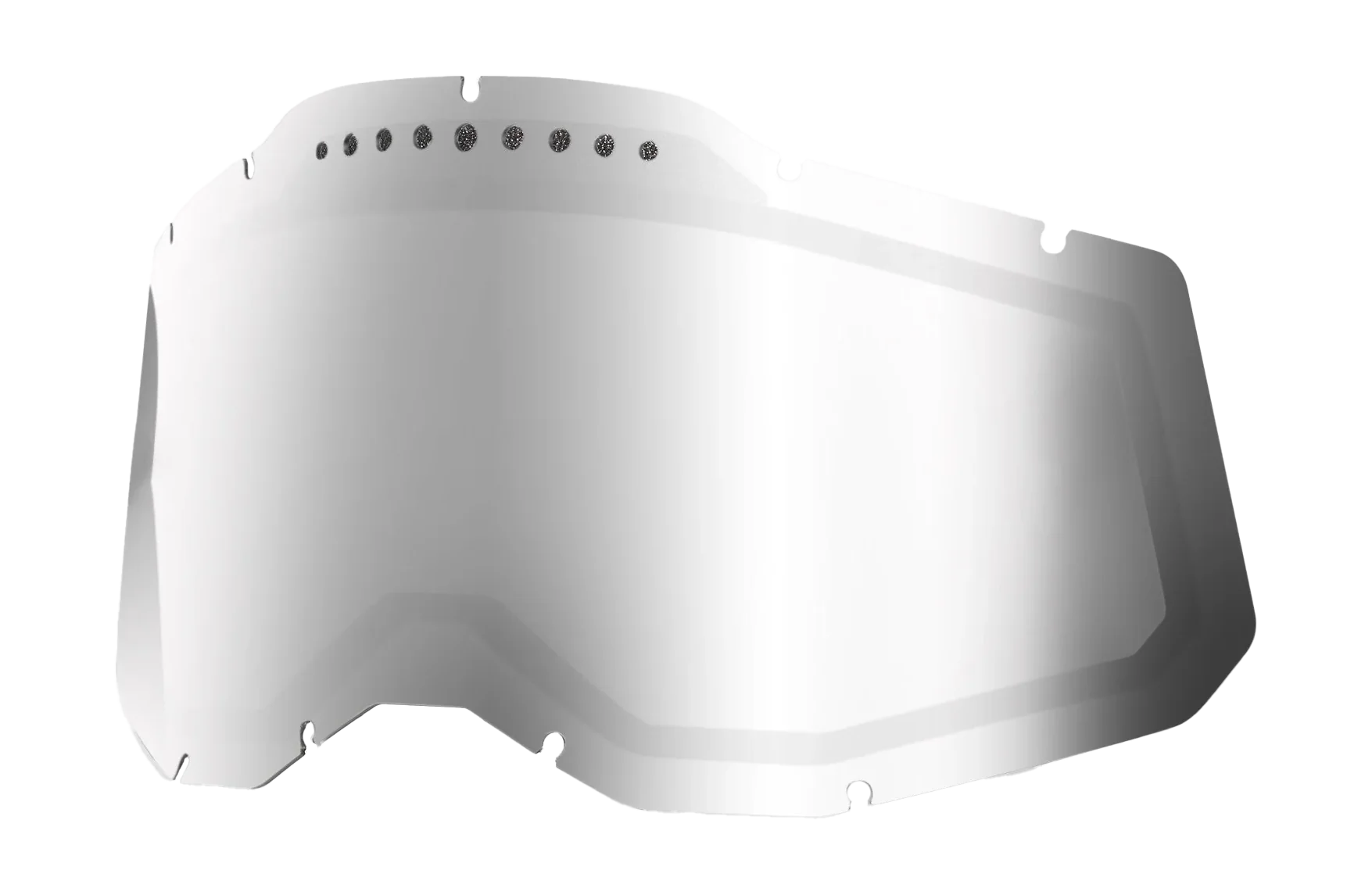 100% Lens RC2/AC2/ST2 - Dual Vented Spiegel Zilver