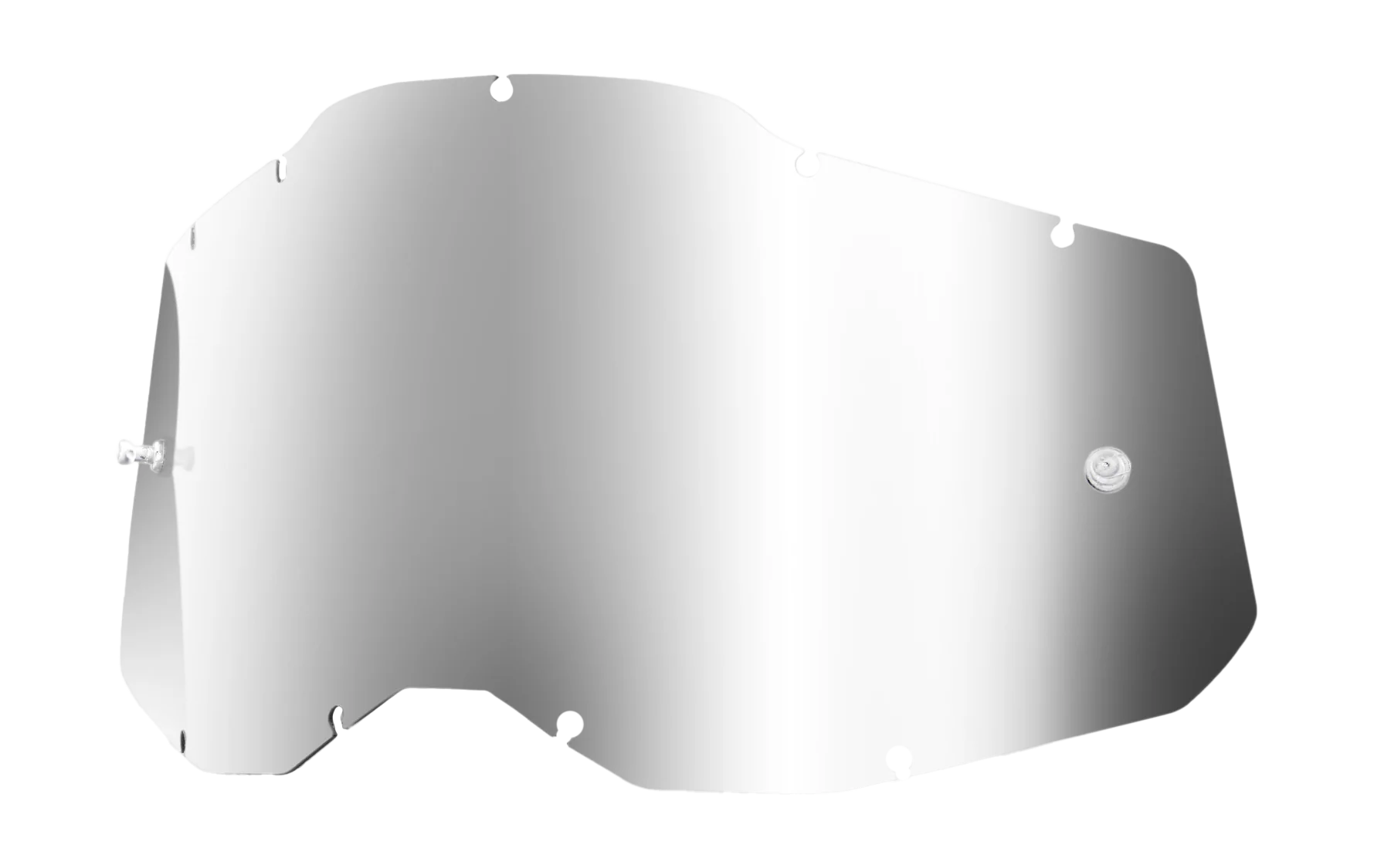 100% Lens RC2/AC2/ST2 - Standaard Spiegel Zilver