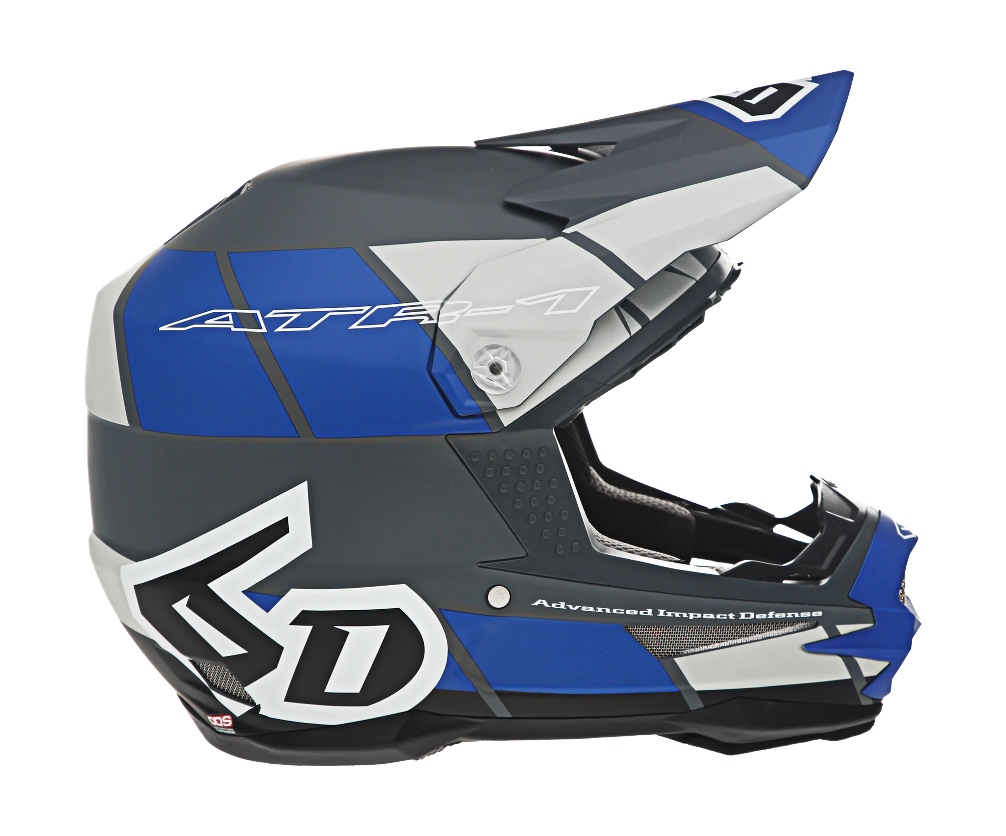 6D Crosshelm ATR-1 Shear - Blauw / Grijs / Zwart