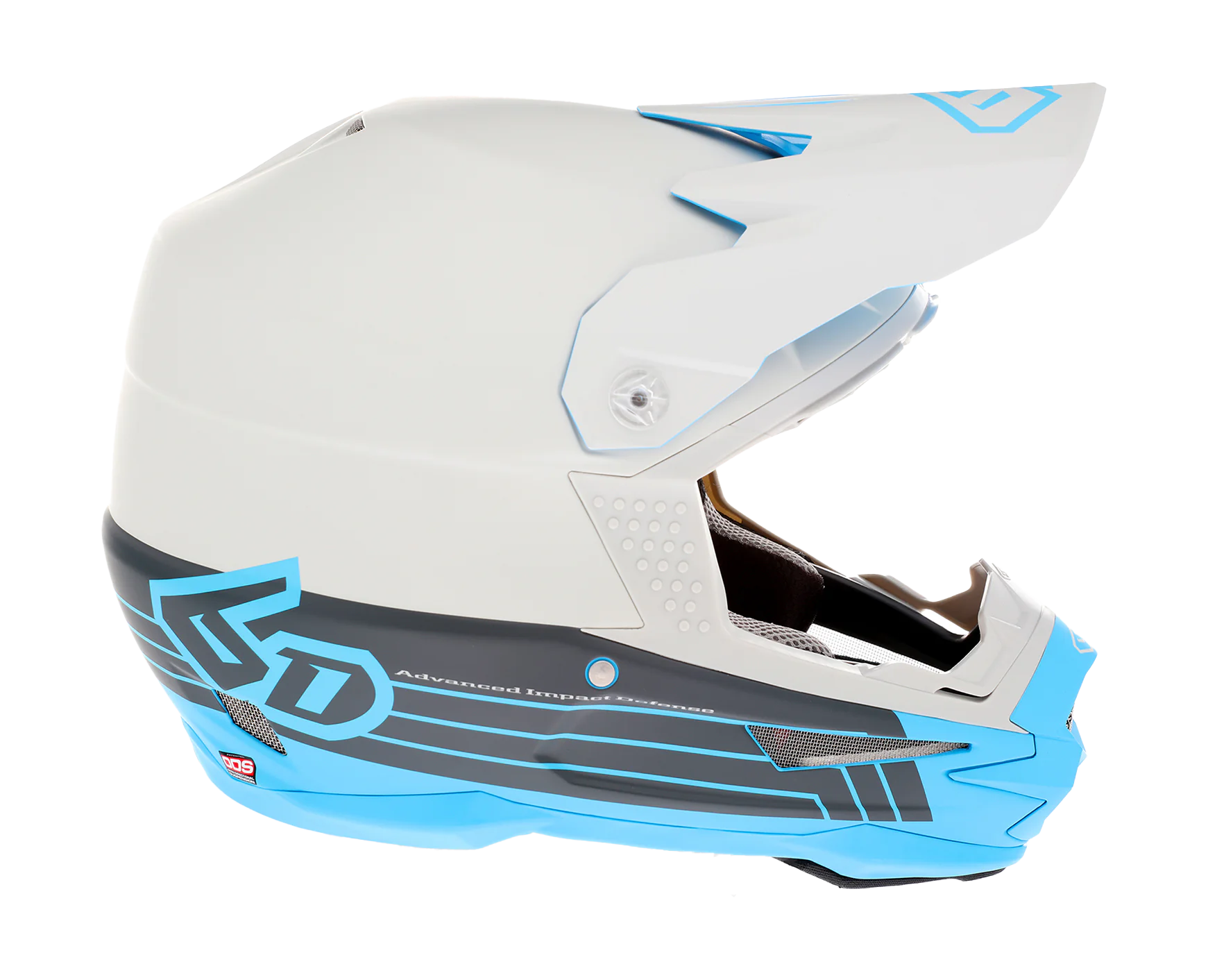 6D Crosshelm ATR-1 Split - Cyan