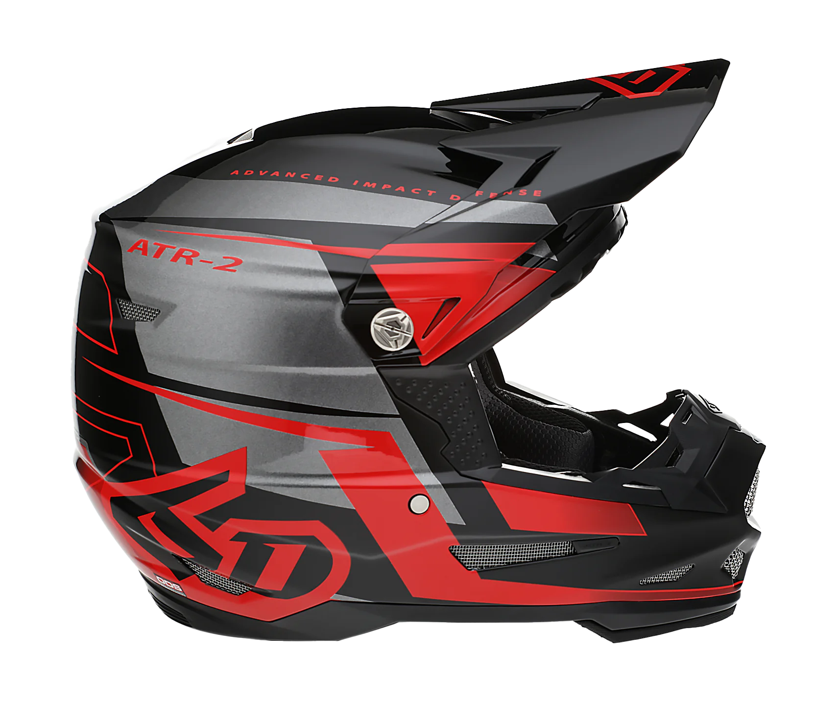6D Crosshelm ATR-2 Mach - Rood