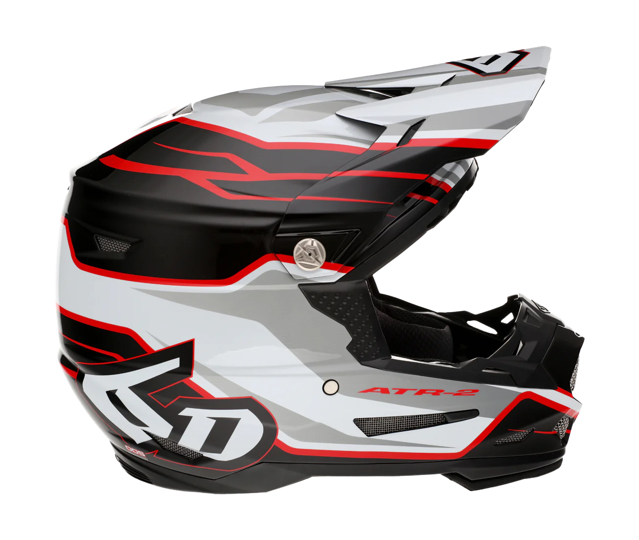 6D Crosshelm ATR-2 Phase - Wit / Rood