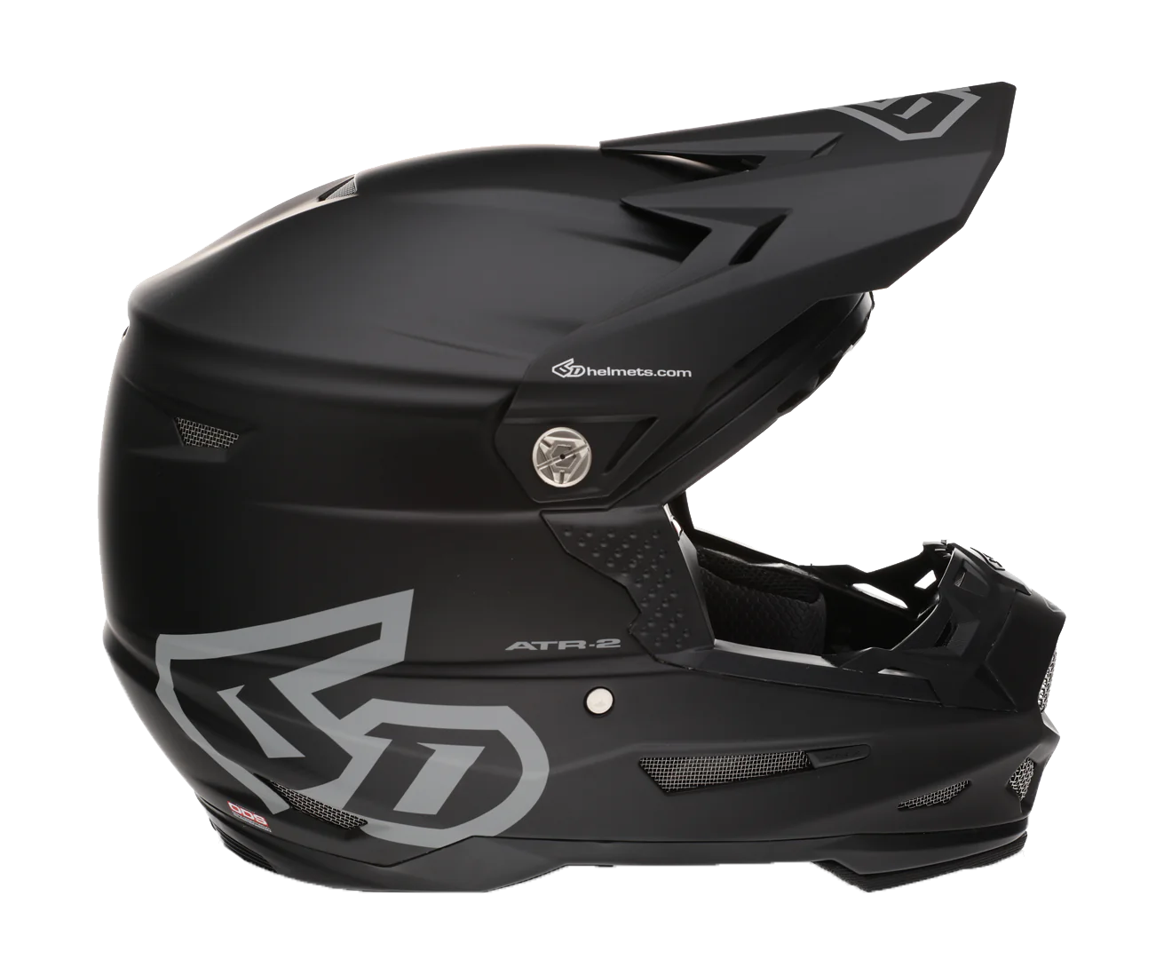6D Crosshelm ATR-2 Solid - Mat Zwart