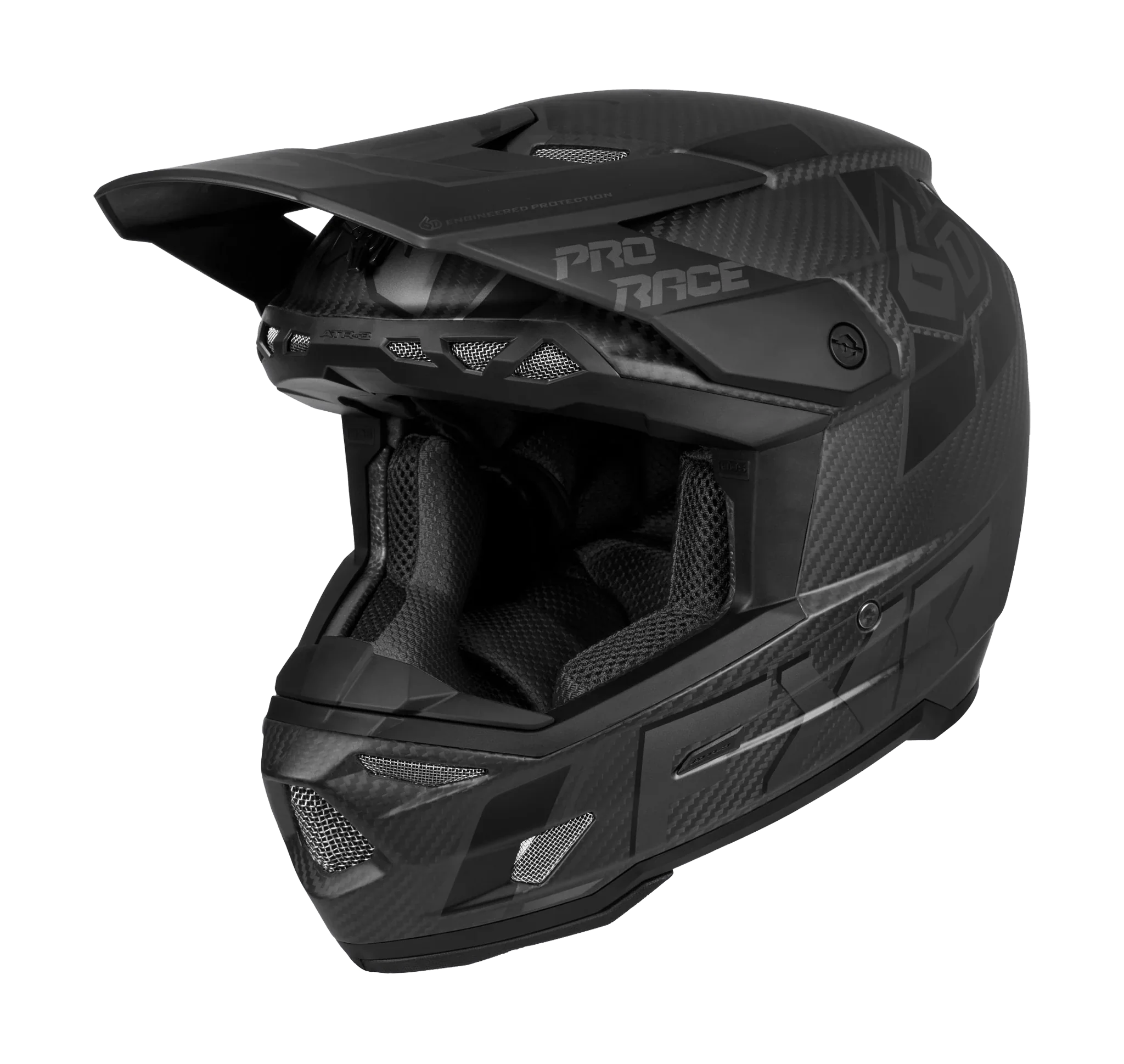 6D Crosshelm ATR-3 FIM FXR - Zwart