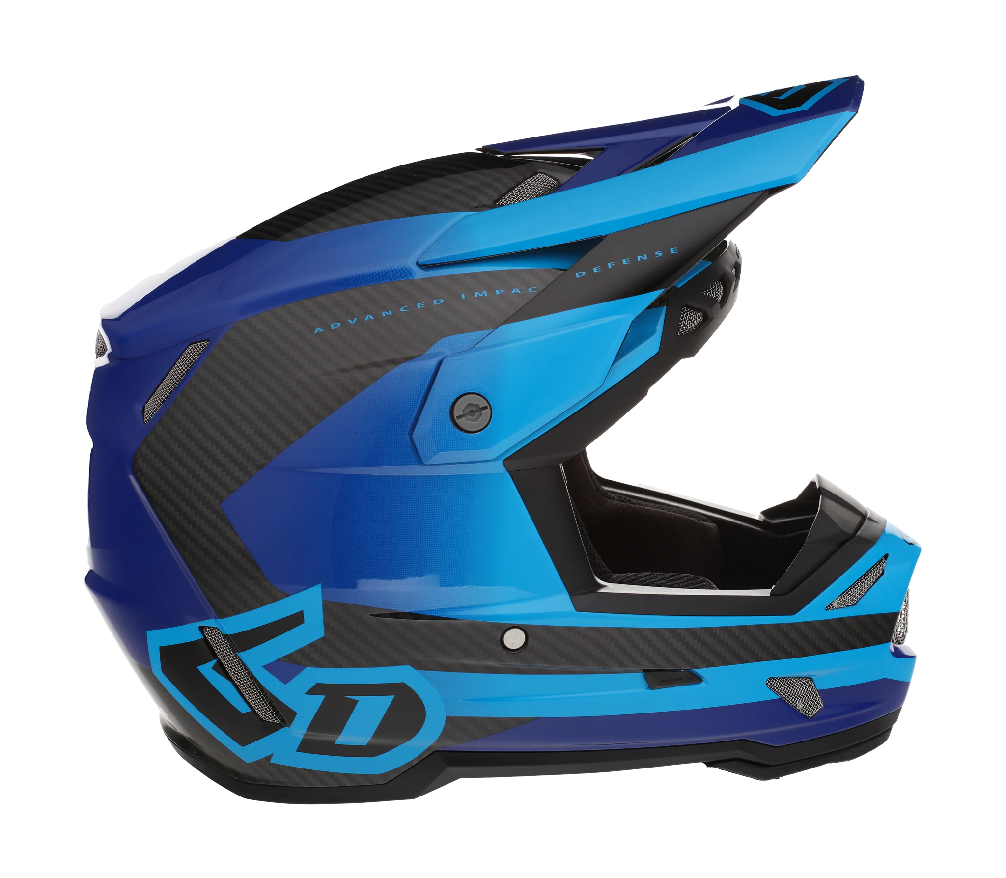 6D Crosshelm ATR-3 FIM Pure - Deep Blauw