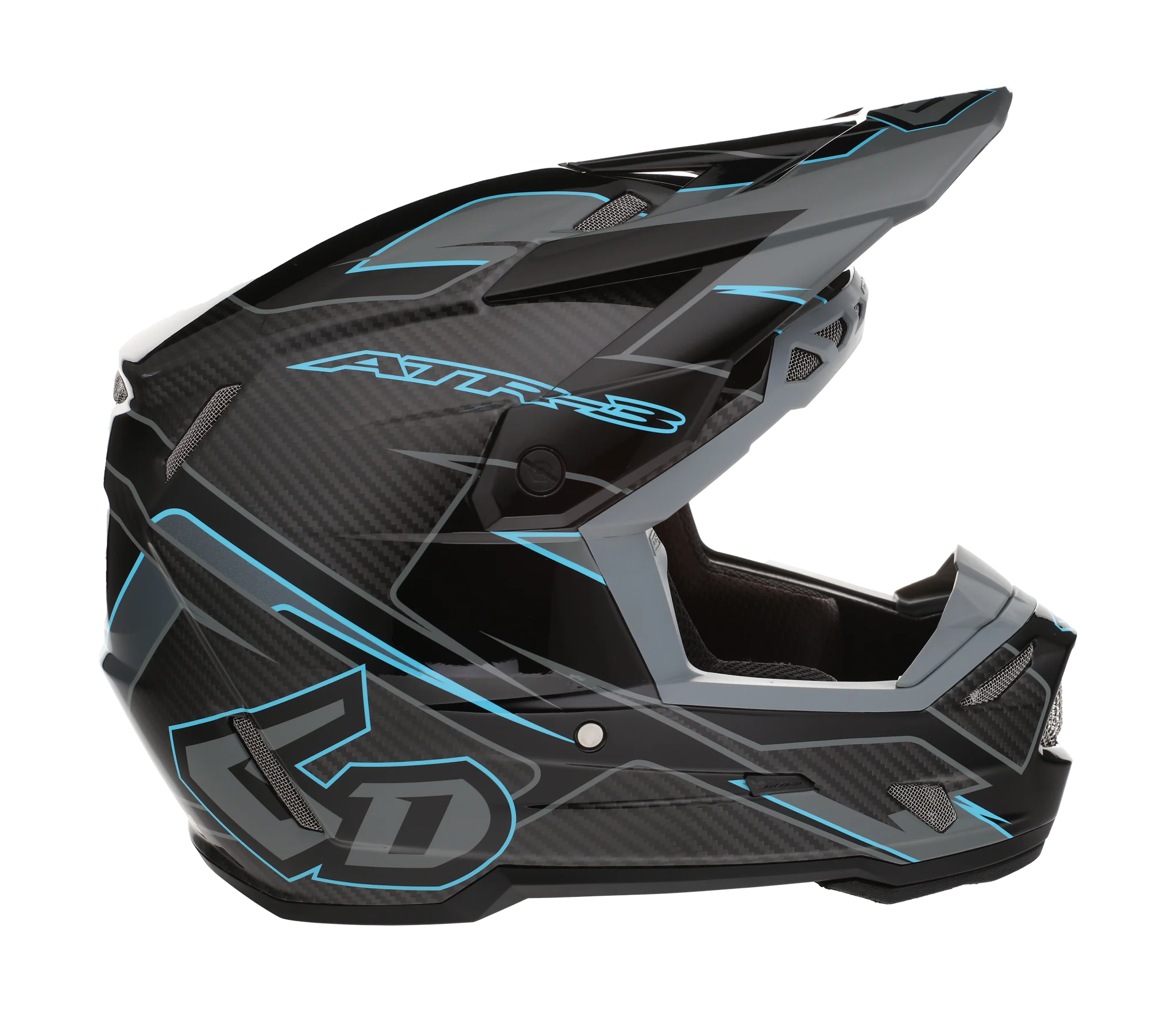 6D Crosshelm ATR-3 FIM Reflex - Zwart