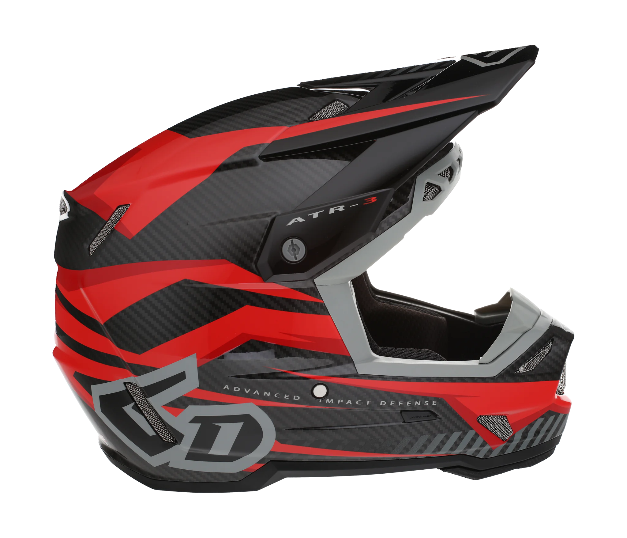 6D Crosshelm ATR-3 FIM Rival - Rood