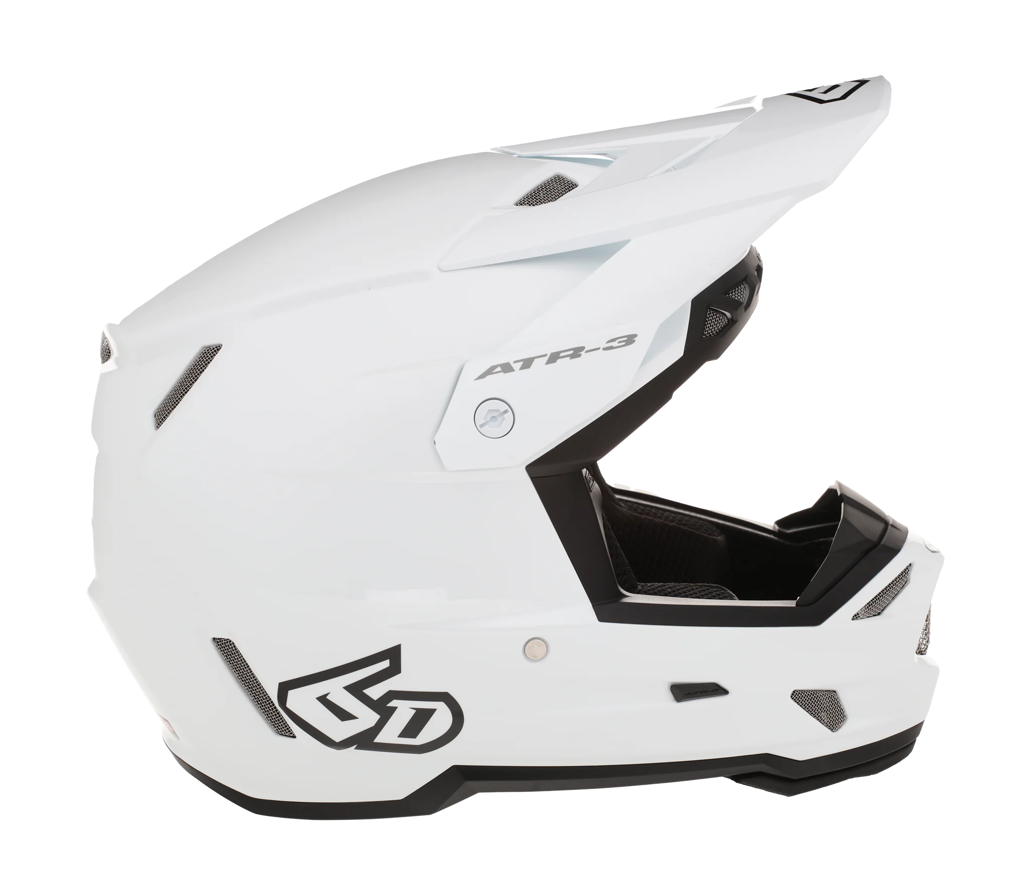 6D Crosshelm ATR-3 FIM Solid - Wit
