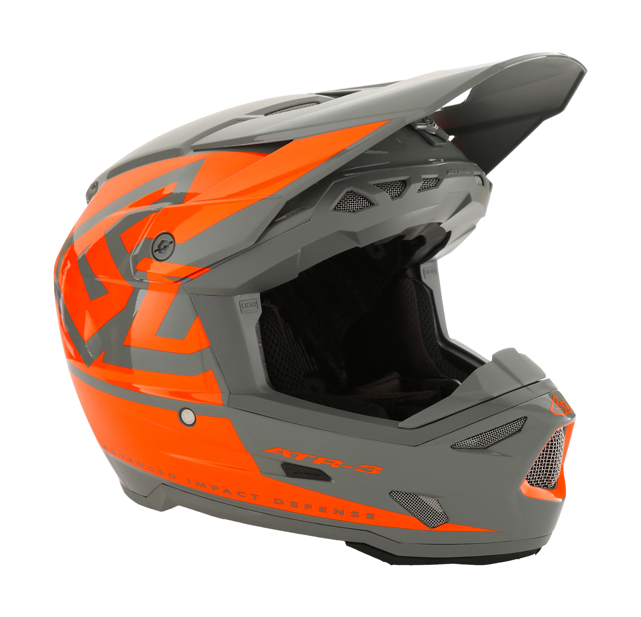 6D Crosshelm ATR-3 Hex - Neon Oranje