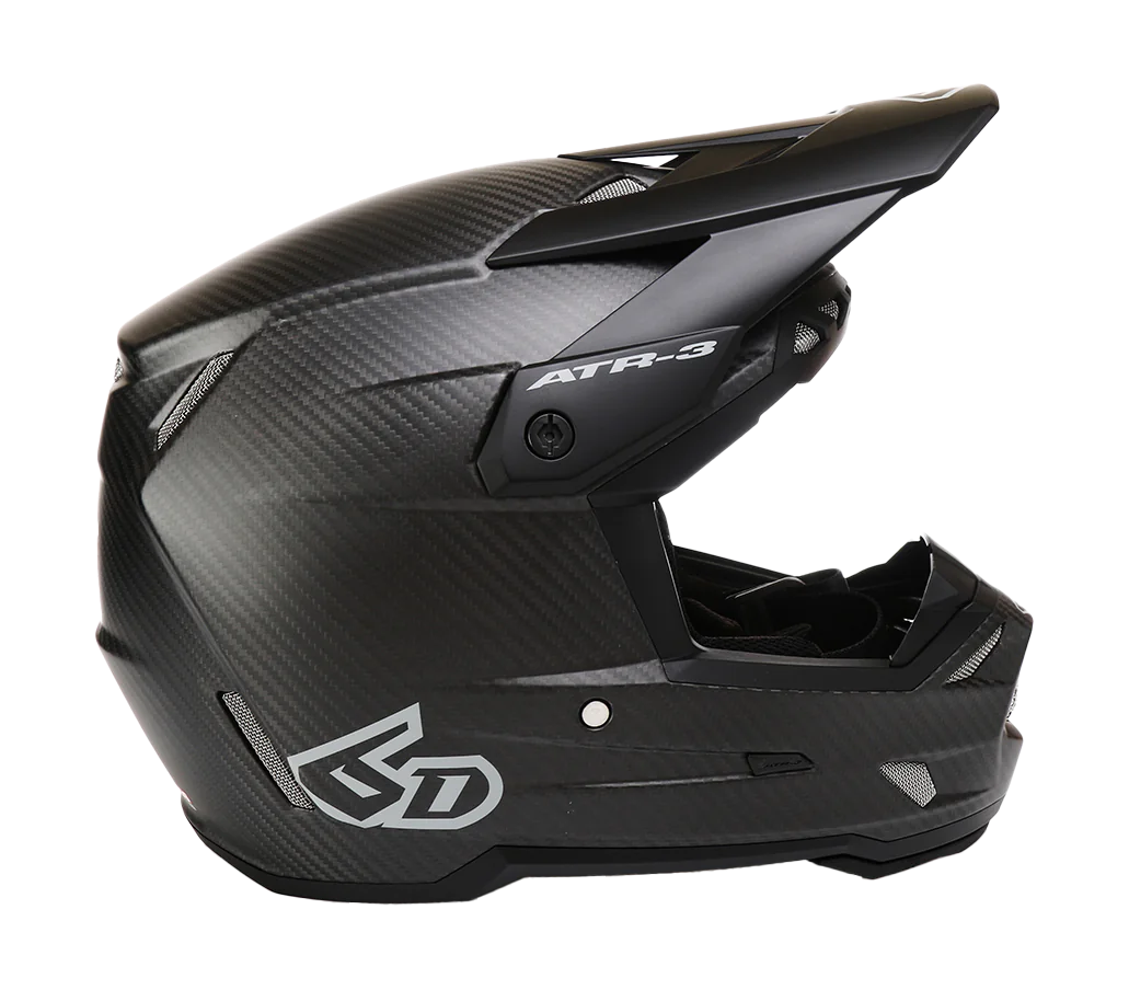 6D Crosshelm ATR-3 Solid - Mat Zwart