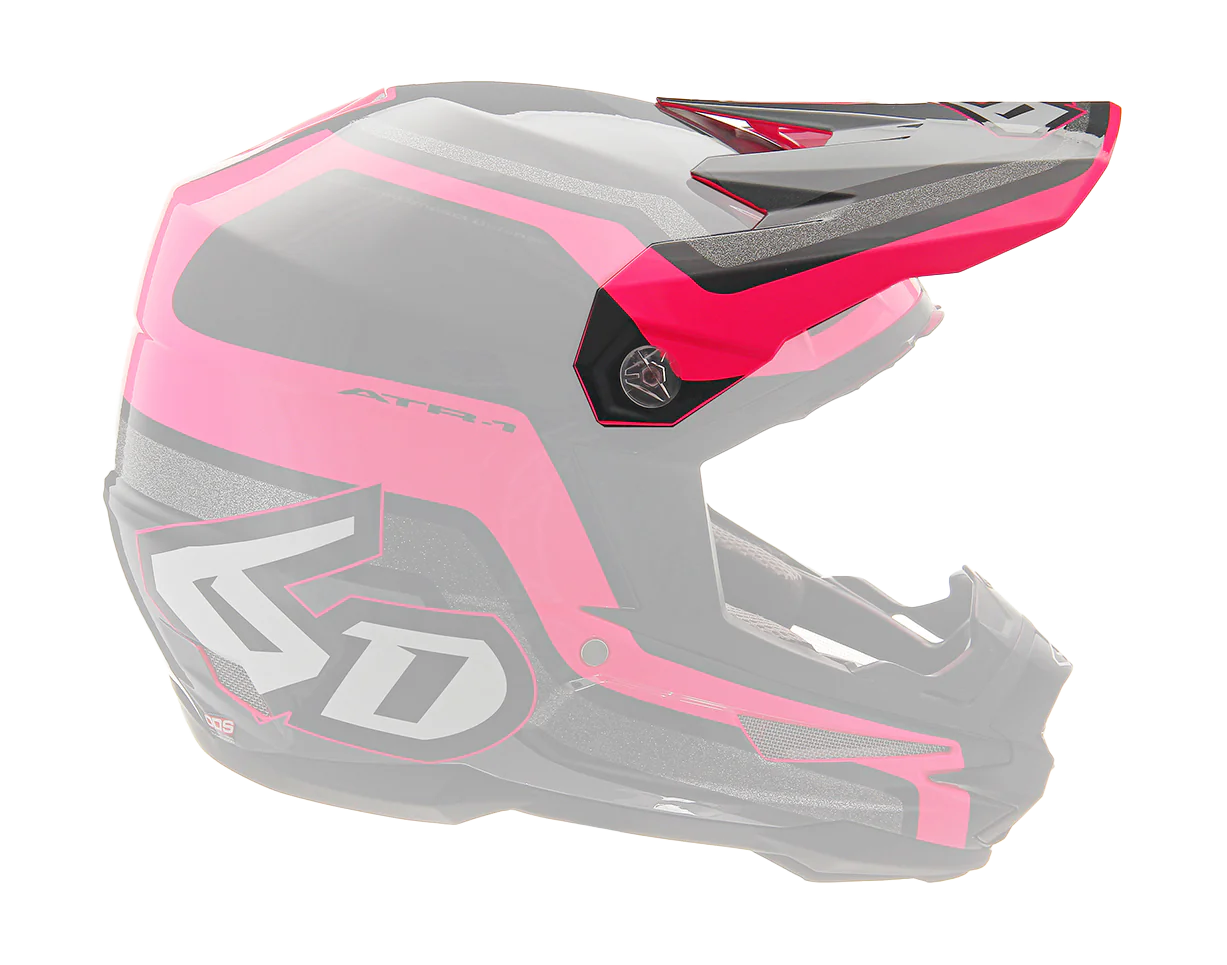 6D Helmklep ATR-1 Fuse - Roze / Zwart