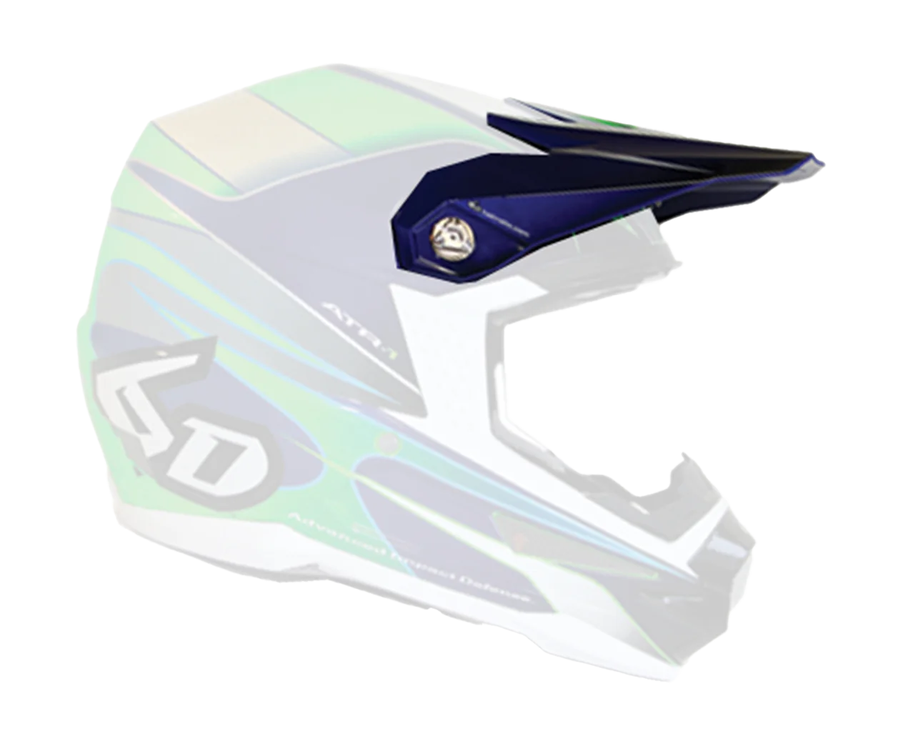 6D Helmklep ATR-1 Hornet Graphic - Groen