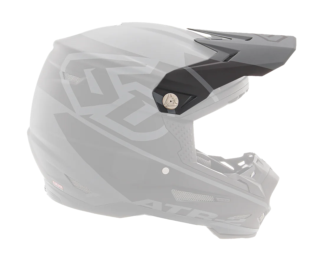 6D Helmklep ATR-2 Core - Zwart / Grijs