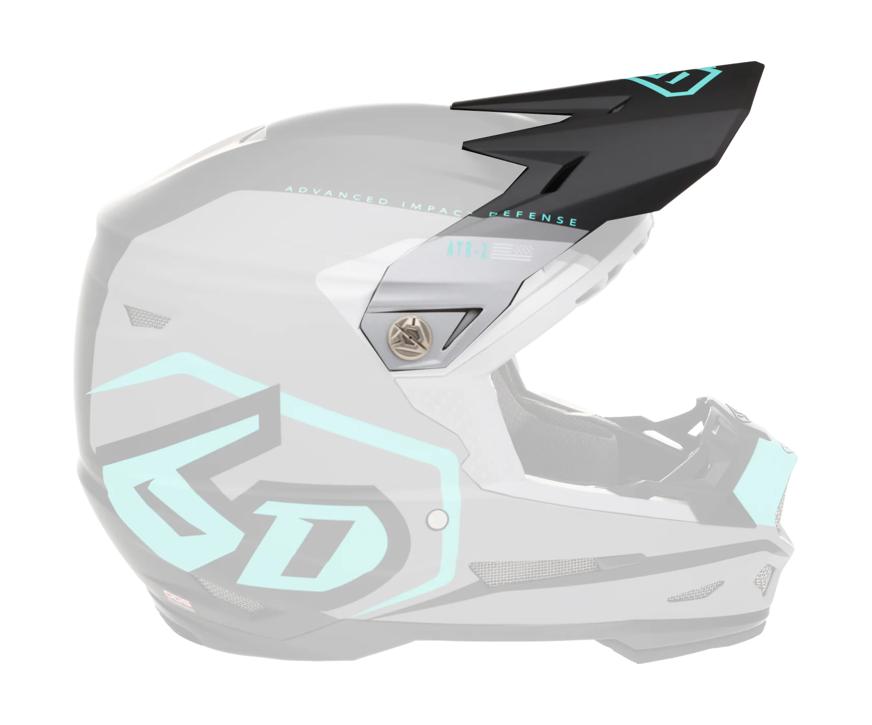 6D Helmklep ATR-2 Delta - Teal
