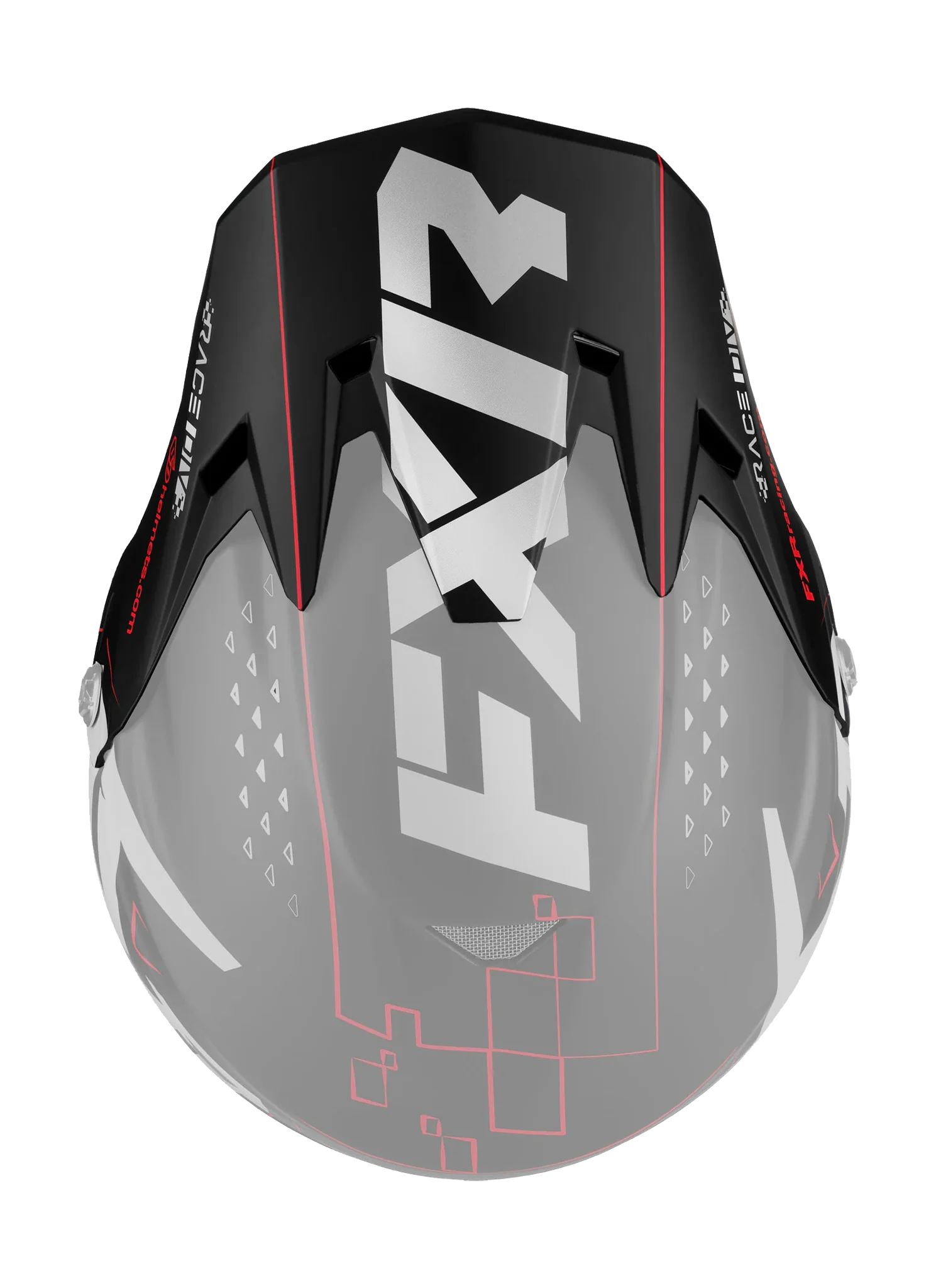 6D Helmklep ATR-2 FXR - Redline