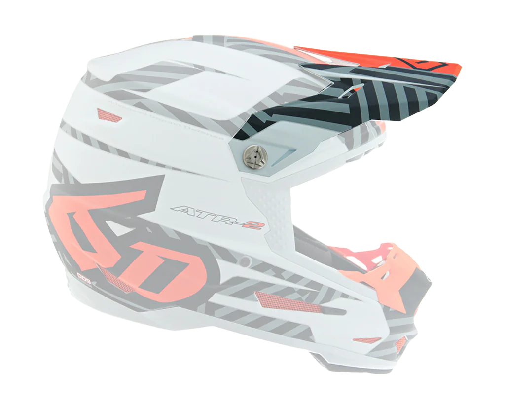 6D Helmklep ATR-2 Havoc - Flo Oranje