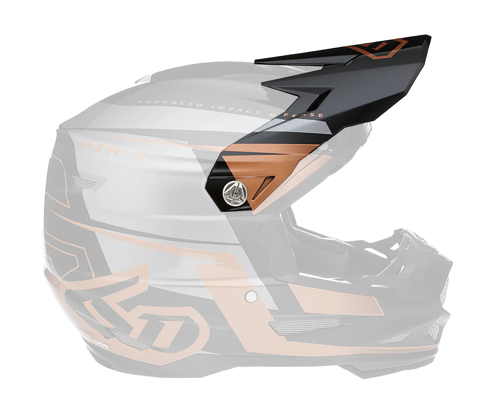 6D Helmklep ATR-2 Mach - Brons
